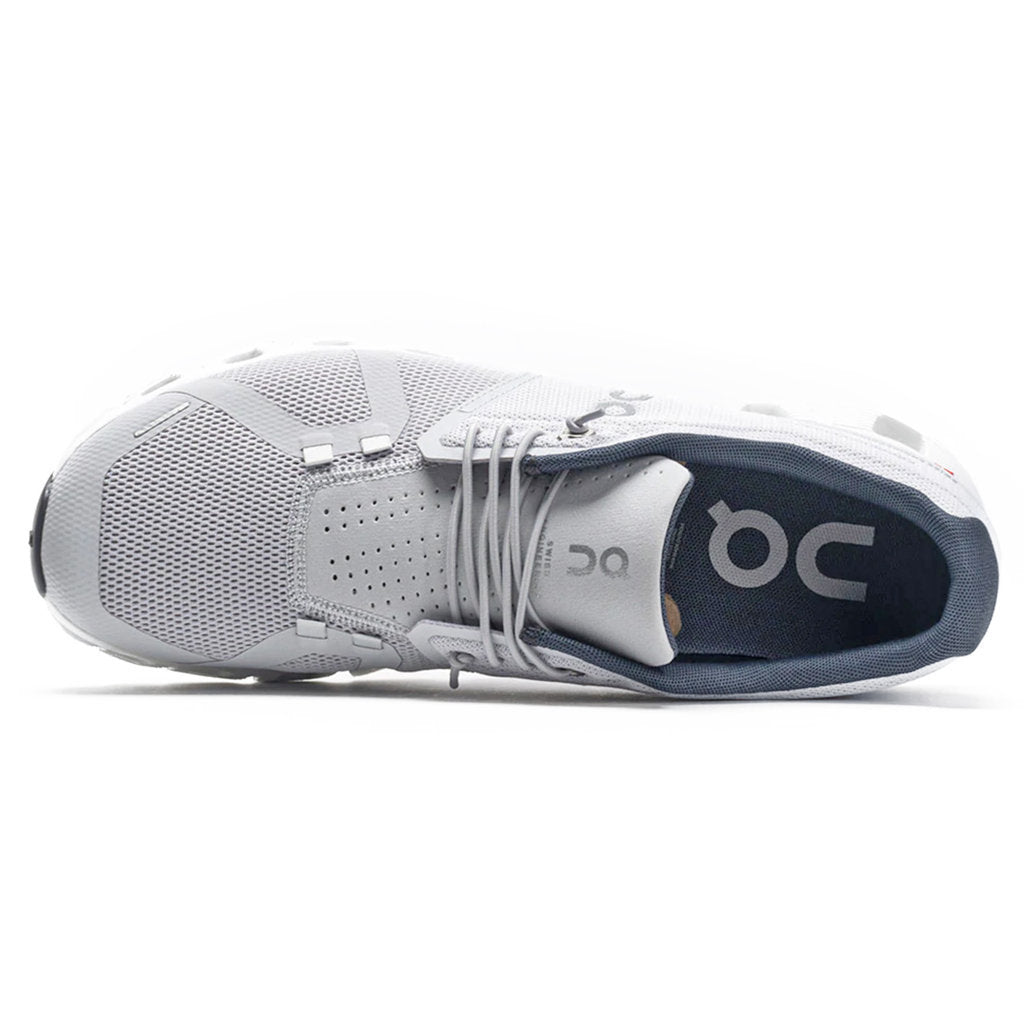 On Cloud 5 Textile Men's Running Shoes#color_glacier white
