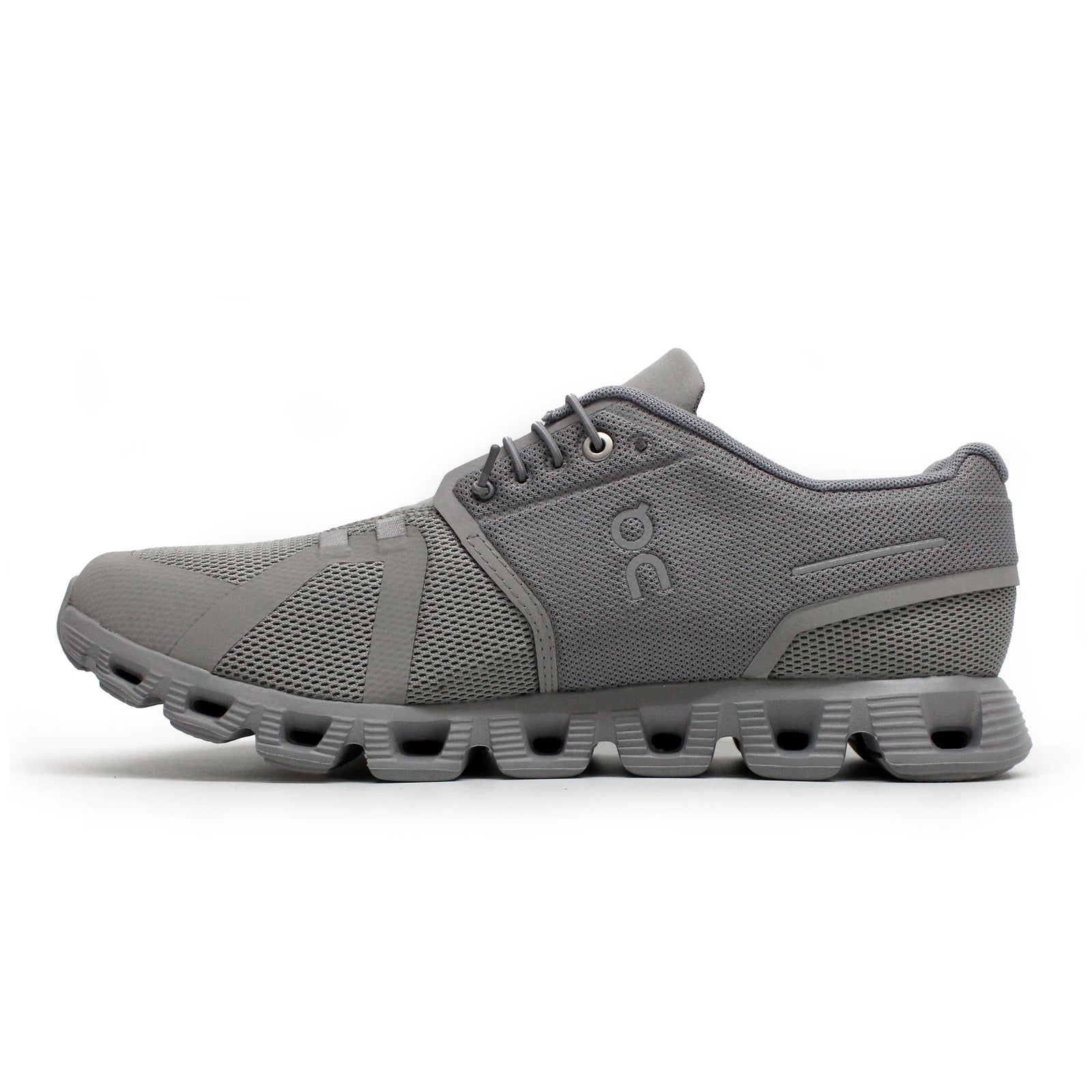 On Cloud 5 Synthetic Textile Men's Running Shoes#color_fog alloy