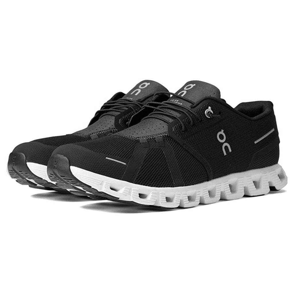 On Cloud 5 Textile Women's Running Shoes#color_black white
