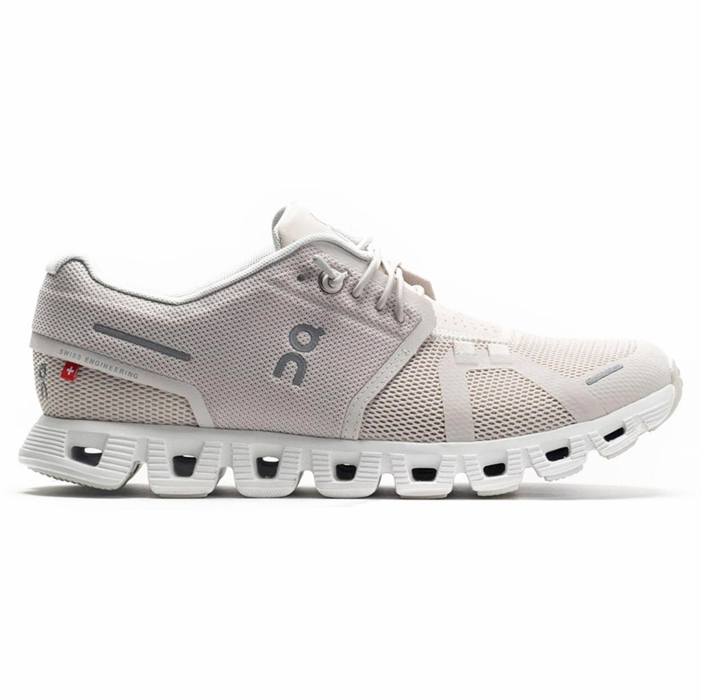 On Cloud 5 Textile Women's Running Shoes#color_pearl white