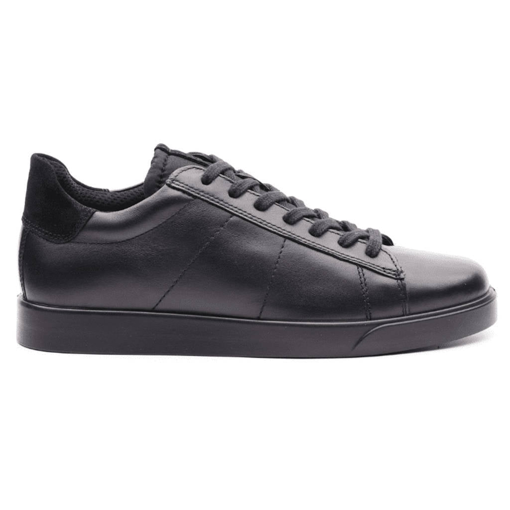 Ecco Street Lite Leather Mens Shoes#color_black black