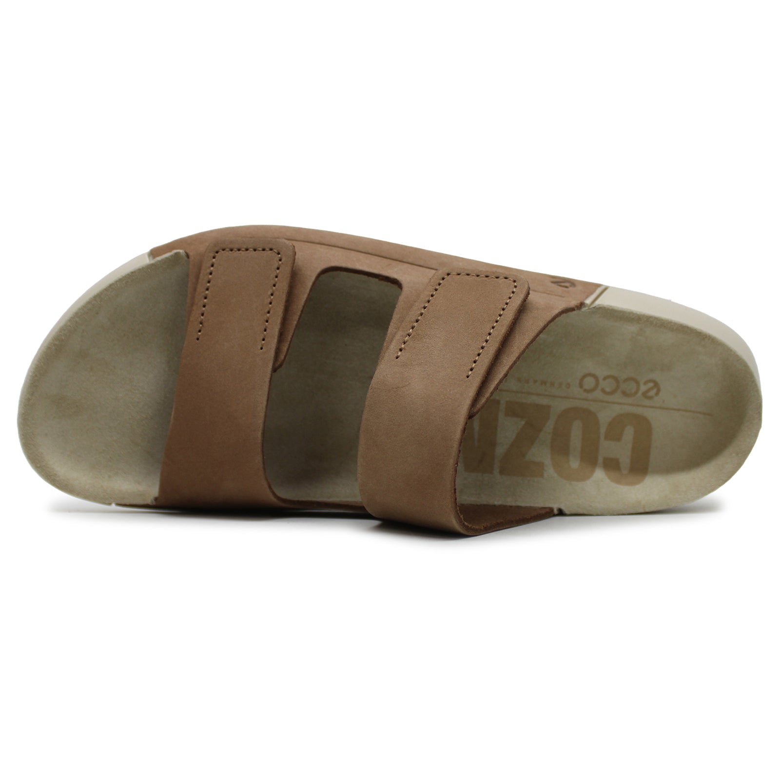 Ecco 2nd Cozmo 206823 206823-02291 Leather Womens Sandals - Cashmere - 37#color_cashmere