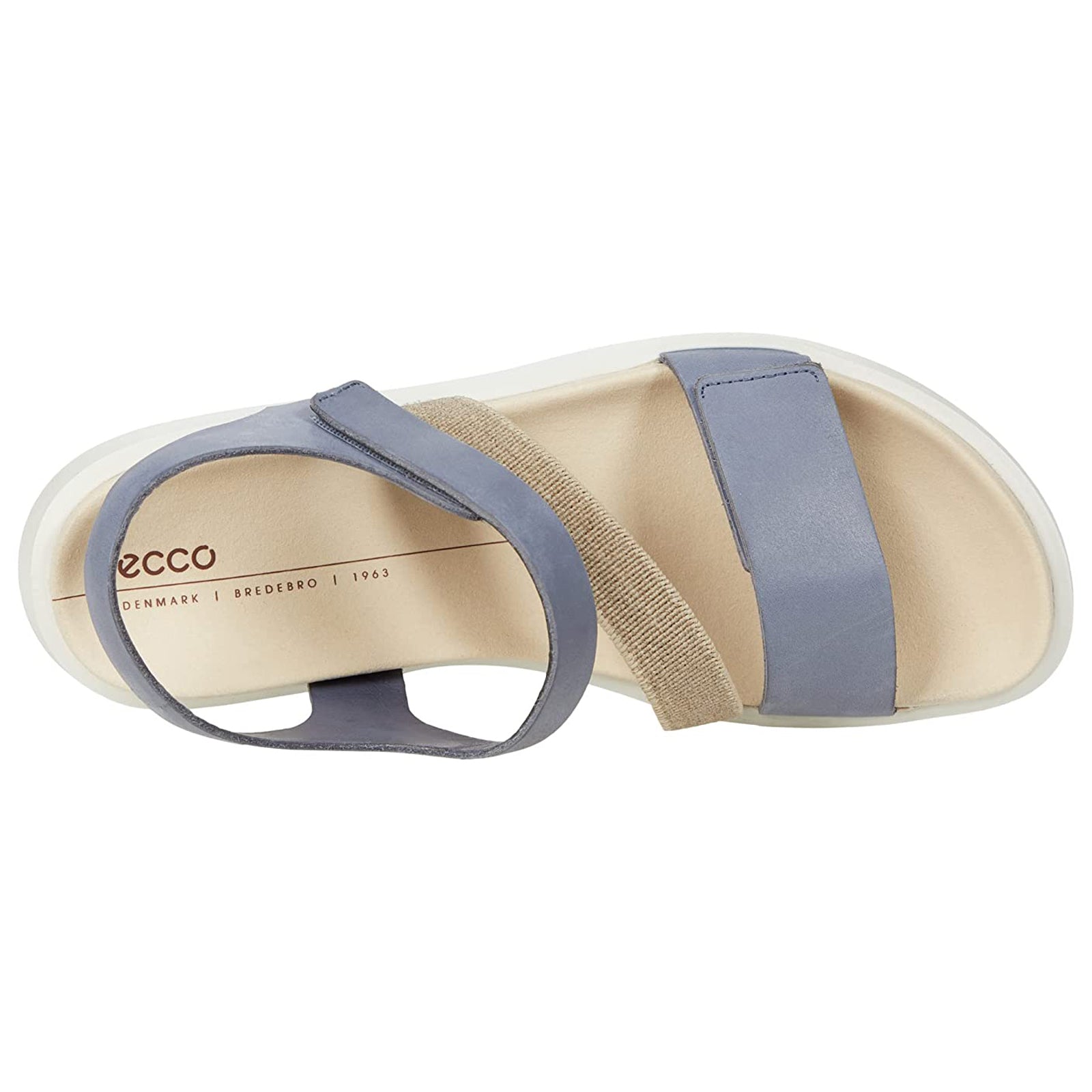 Ecco Flowt 273713 273713-02646 Leather Textile Womens Sandals - Misty - 40#color_misty