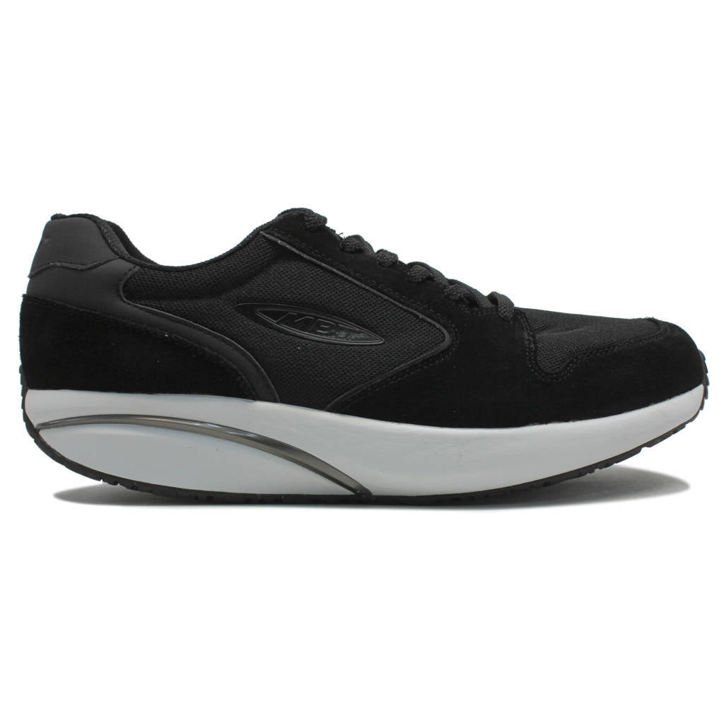 MBT 1997 Classic Suede Textile Womens Trainers#color_black white