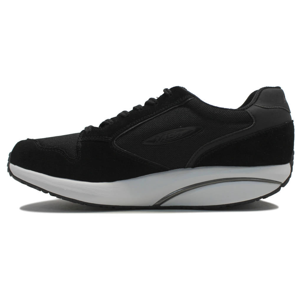 MBT 1997 Classic Suede Textile Womens Trainers#color_black white