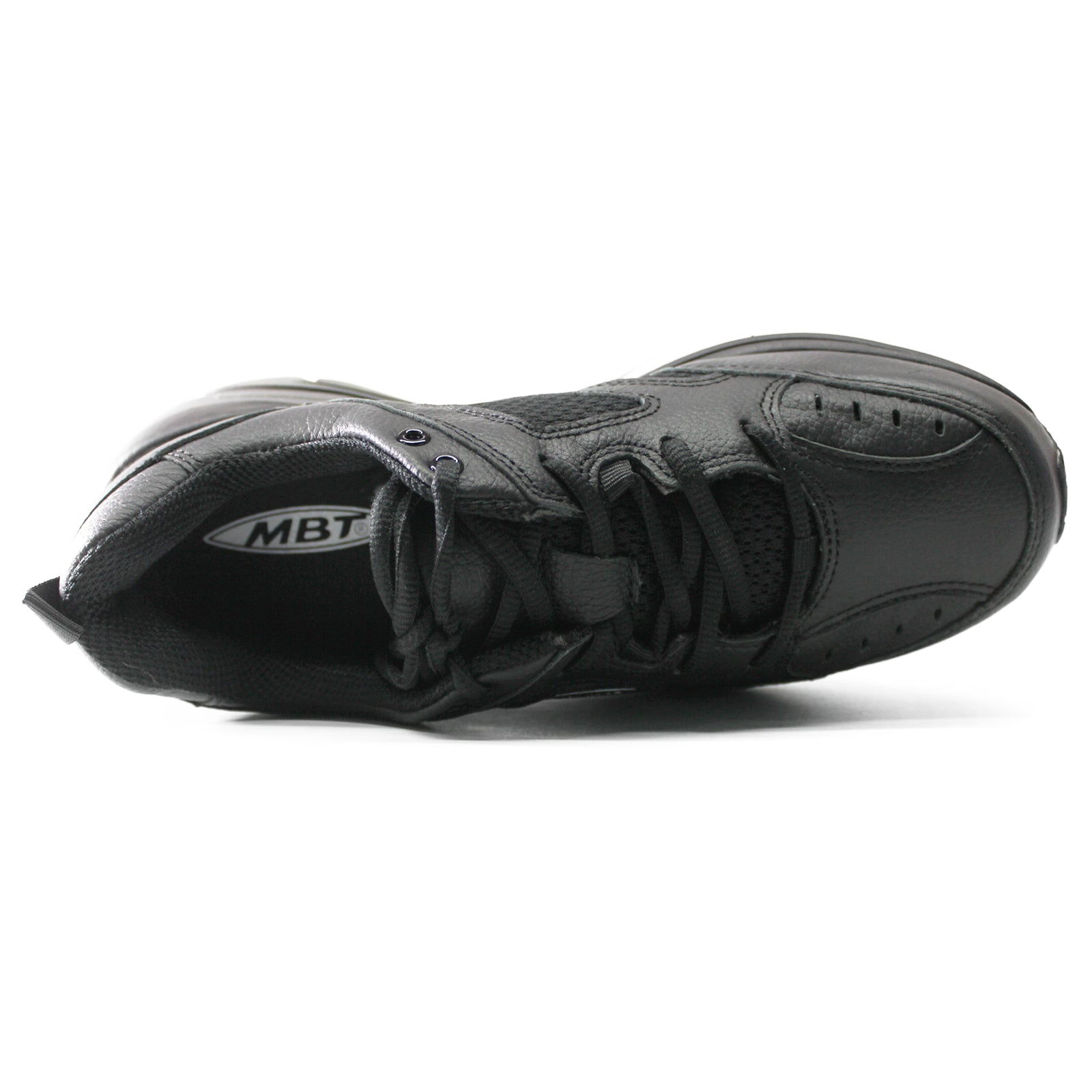 MBT Anataka DX 2 702940-03S Leather Textile Womens Trainers - Black - 37.5#color_black