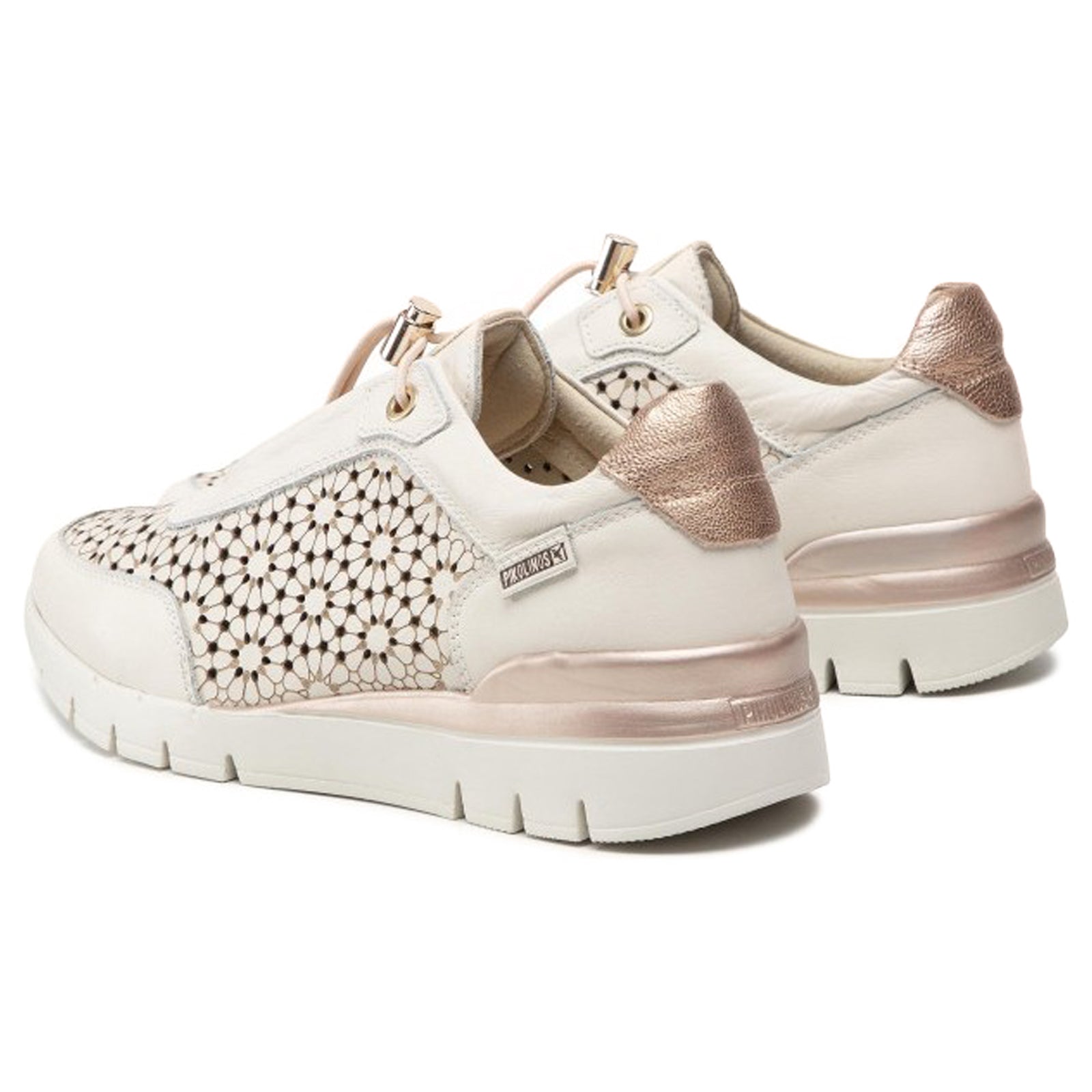 Pikolinos Cantabria W4R-6584 W4R-6584 Leather Womens Trainers - Nata - 40#color_nata