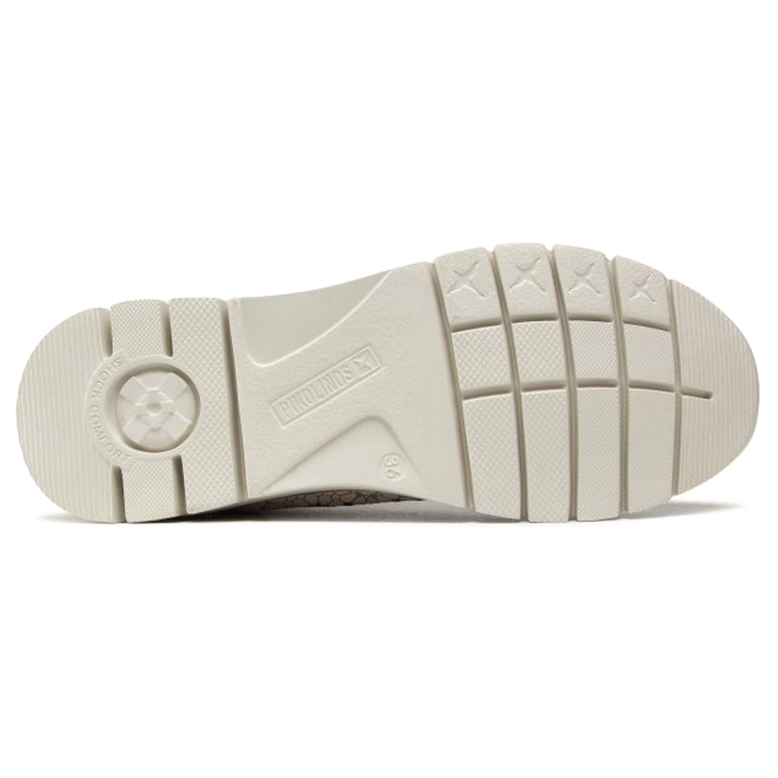 Pikolinos Cantabria W4R-6584 W4R-6584 Leather Womens Trainers - Nata - 40#color_nata