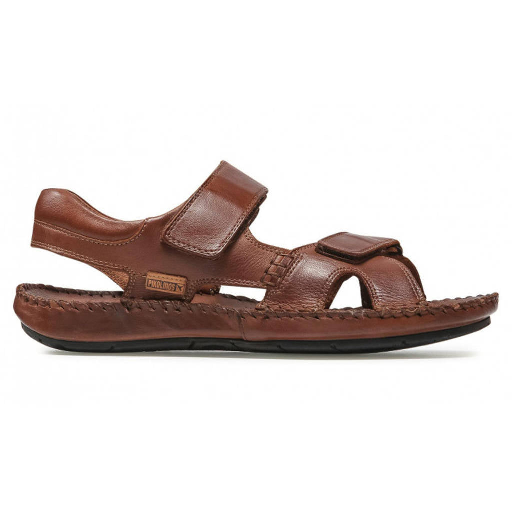 Pikolinos Tarifa 06J Leather Mens Sandals#color_cuero