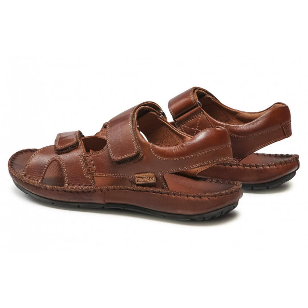 Pikolinos Tarifa 06J Leather Mens Sandals#color_cuero