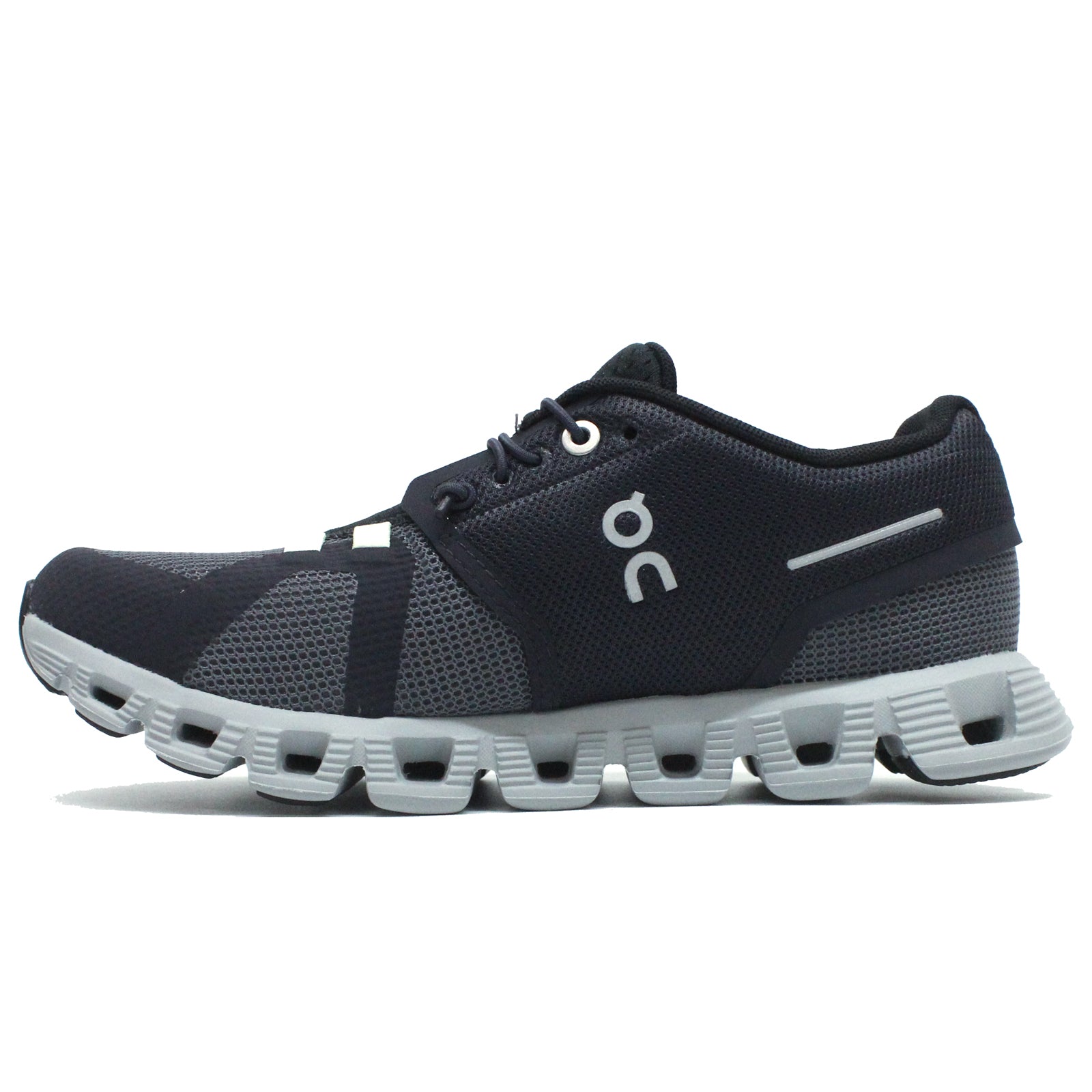 On Cloud 5 Push Textile Women's Running Shoes#color_rock black
