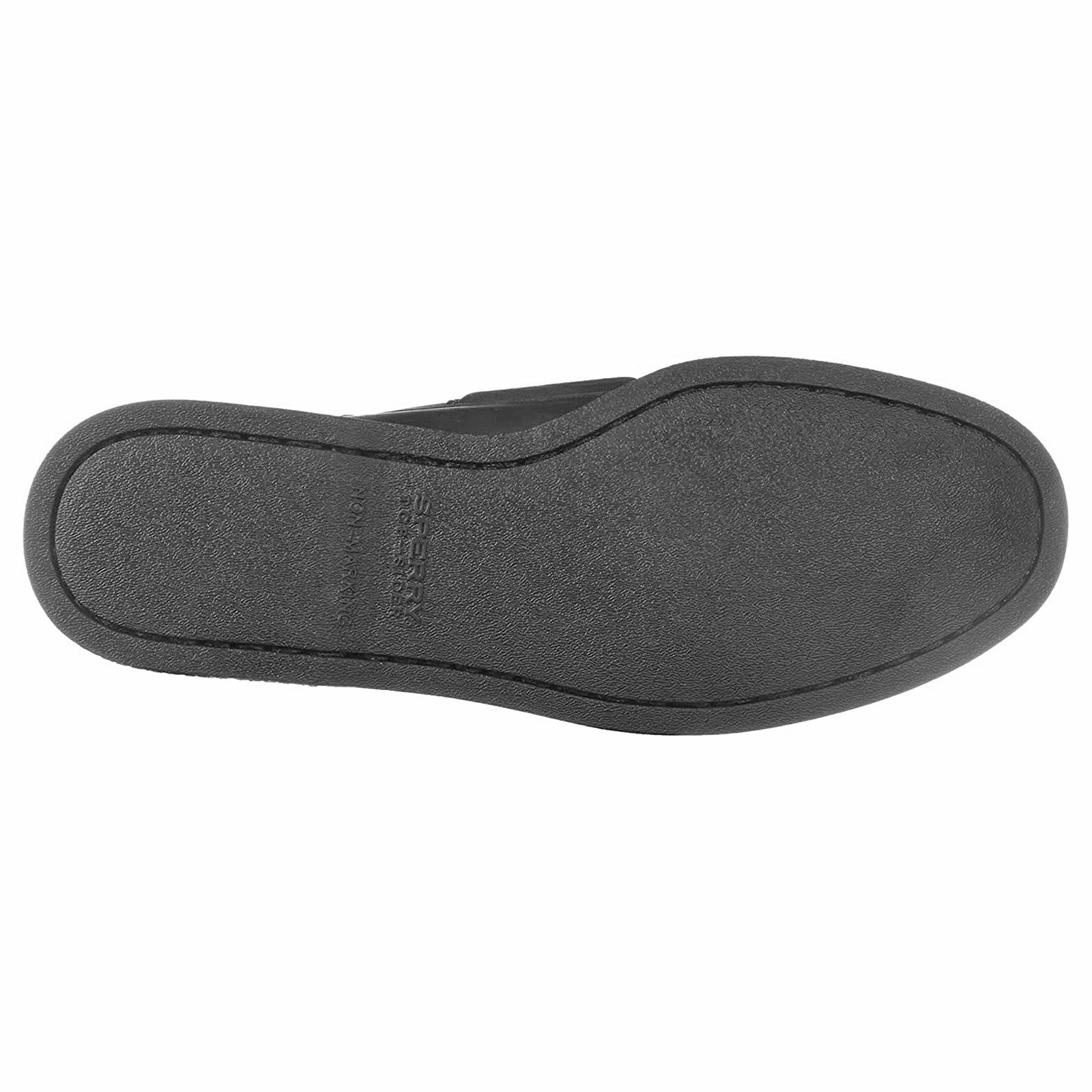 Sperry Authentic Original 2-Eye Leather Mens Shoes#color_black