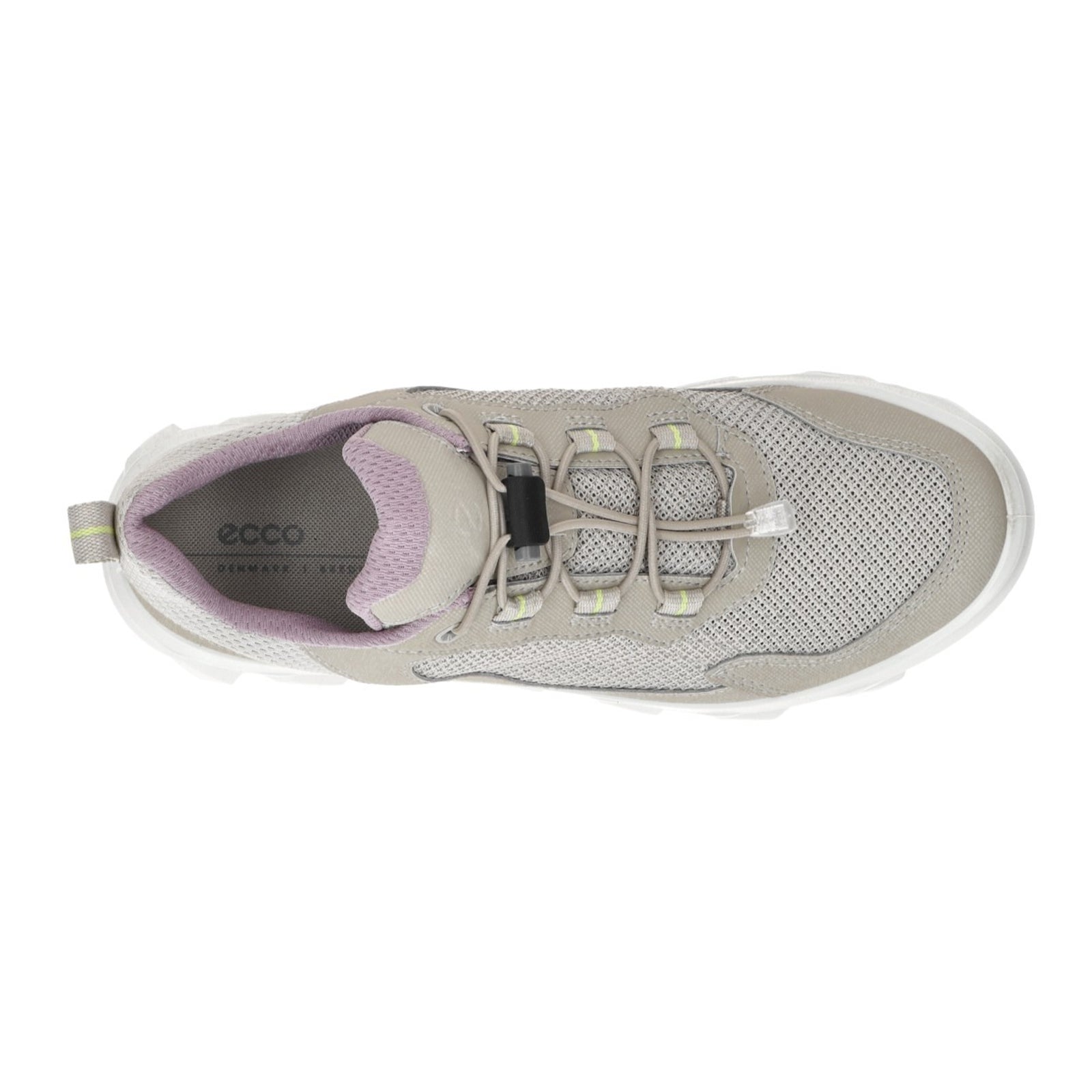 Ecco MX 820263 Textile Synthetic Womens Trainers#color_gravel gravel