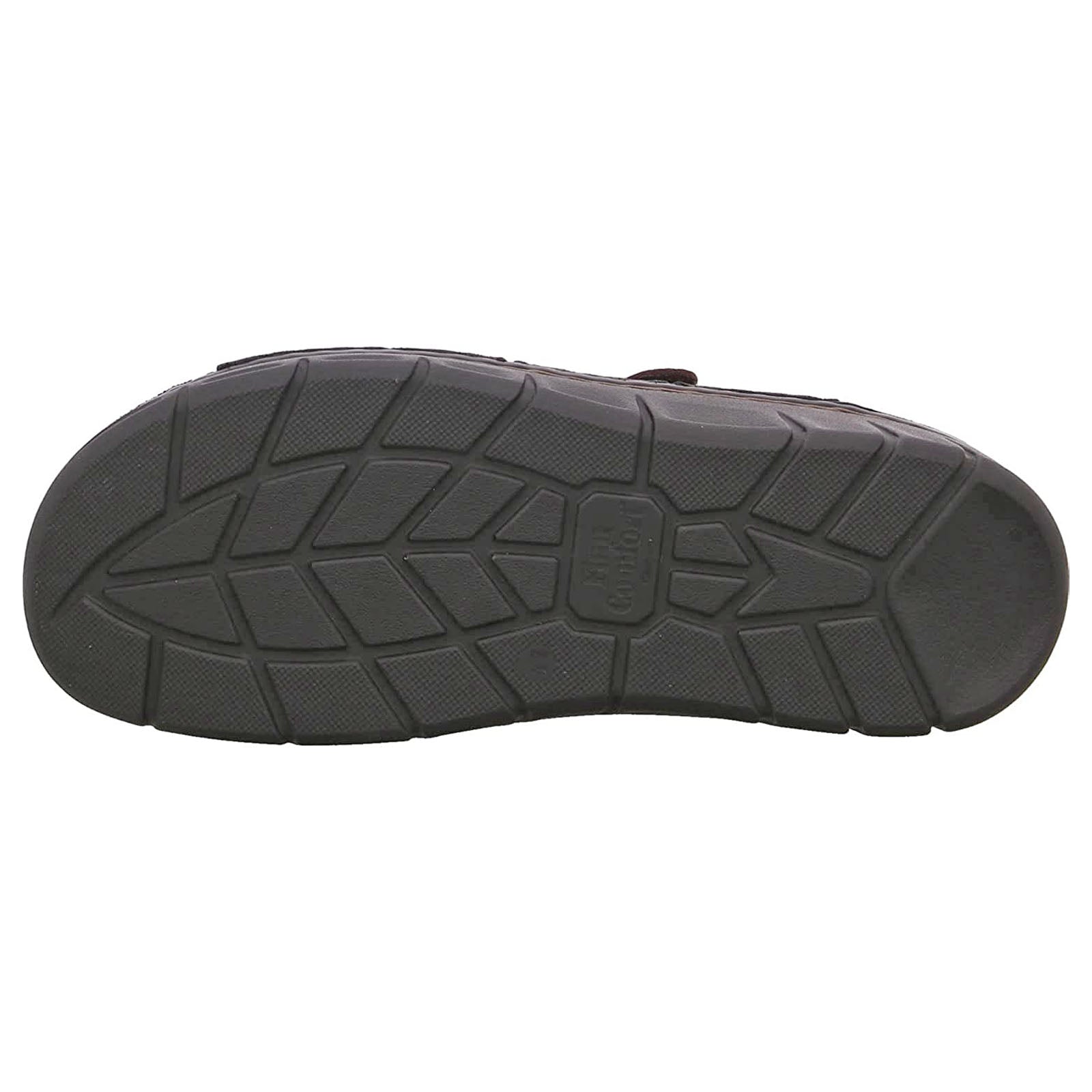 Finn Comfort Wanaka Soft Nubuck Unisex Sandals#color_grizzly black