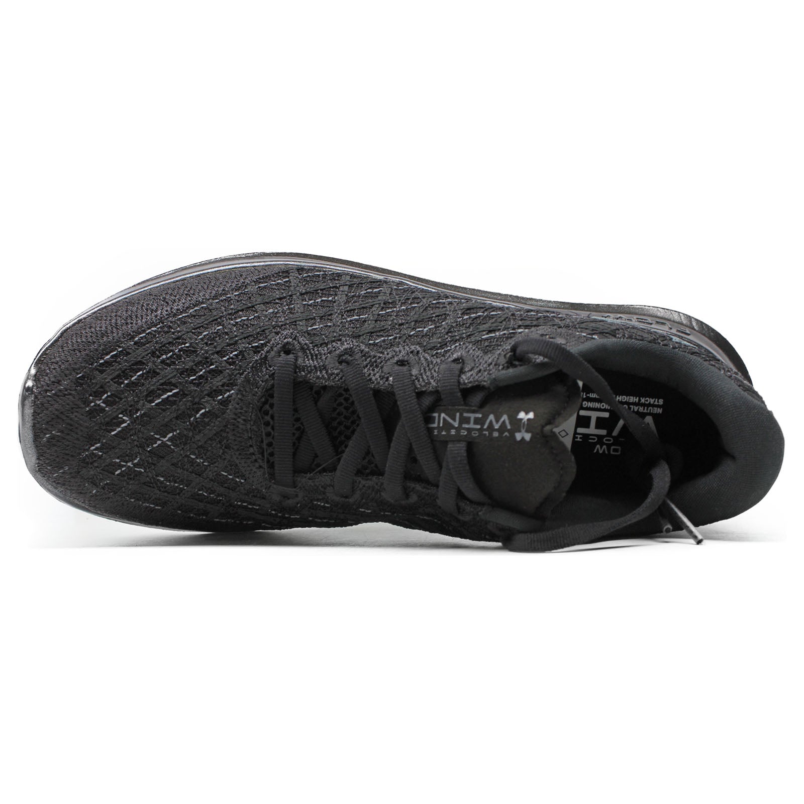 Under Armour Flow Velociti Wind Synthetic Textile Womens Trainers#color_black black