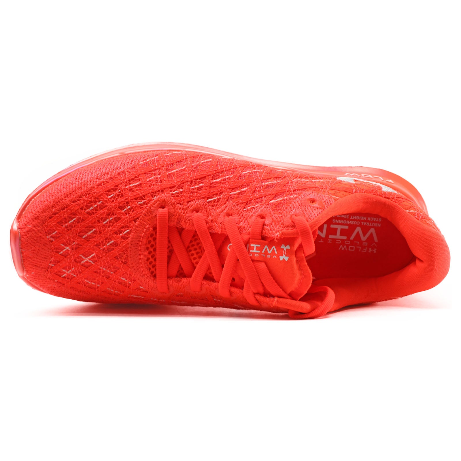 Under Armour Flow Velociti Wind Synthetic Textile Womens Trainers#color_orange orange