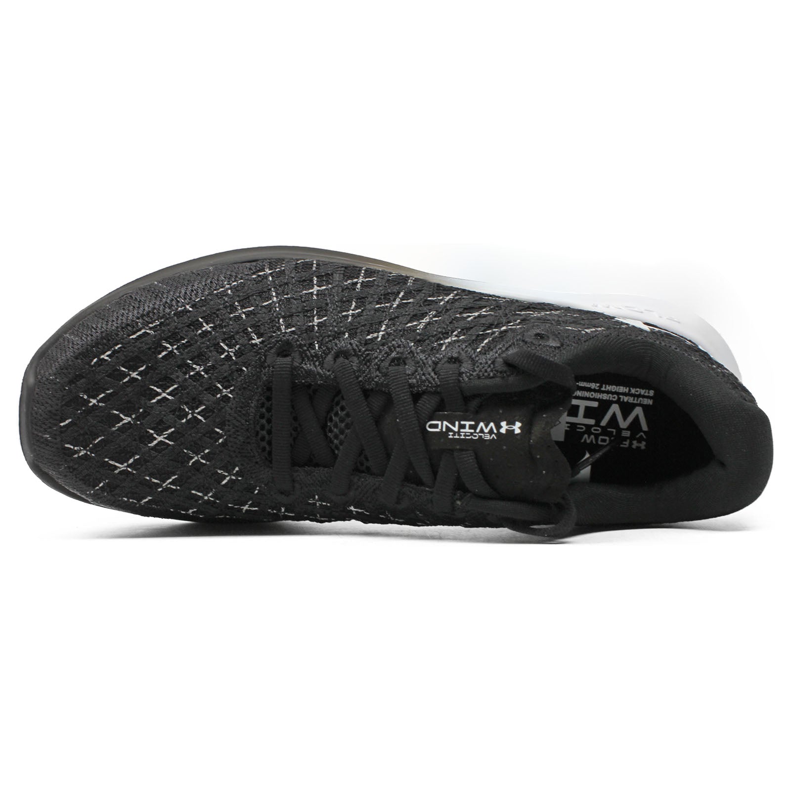 Under Armour Flow Velociti Wind 2 Synthetic Textile Womens Trainers#color_black