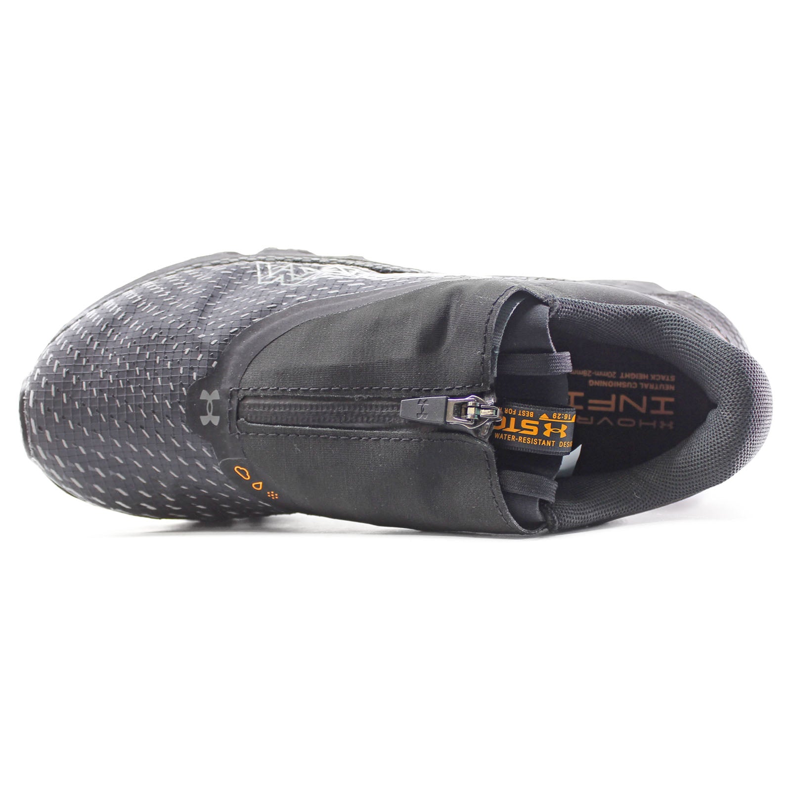 Under Armour HOVR Infinite 3 Storm Synthetic Textile Womens Trainers#color_black