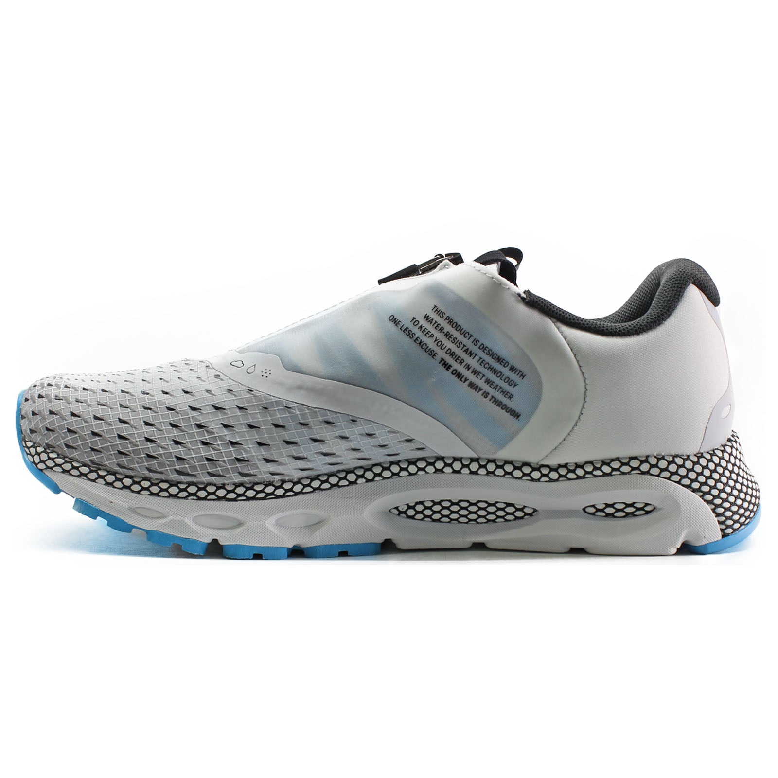 Under Armour HOVR Infinite 3 Storm Synthetic Textile Womens Trainers#color_grey