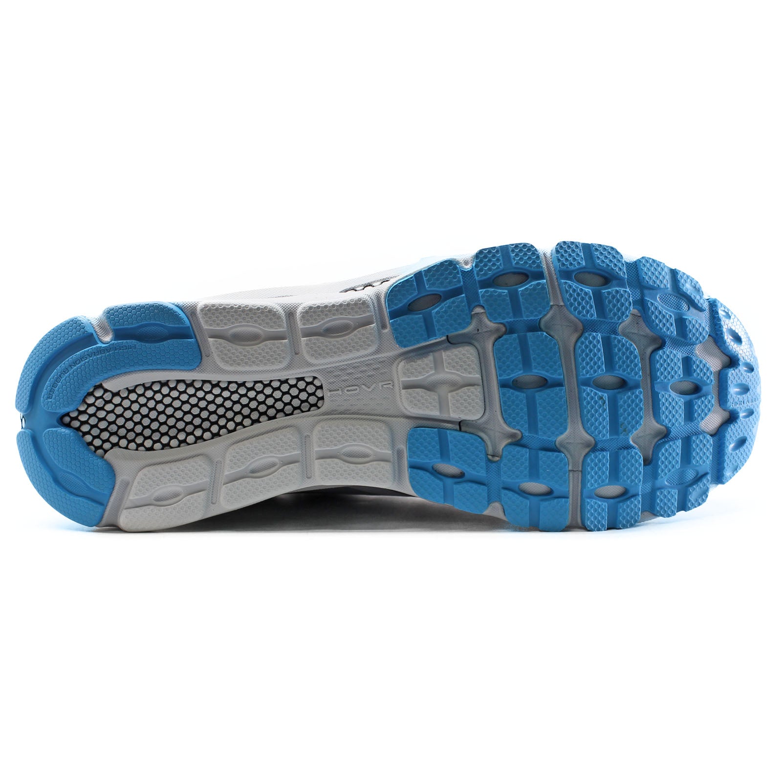 Under Armour HOVR Infinite 3 Storm Synthetic Textile Womens Trainers#color_grey