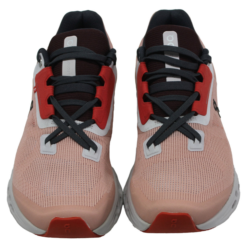 On Damen Sneaker Cloudstratus Casual Lace-Up Low-Top Synthetik Textil - UK 7