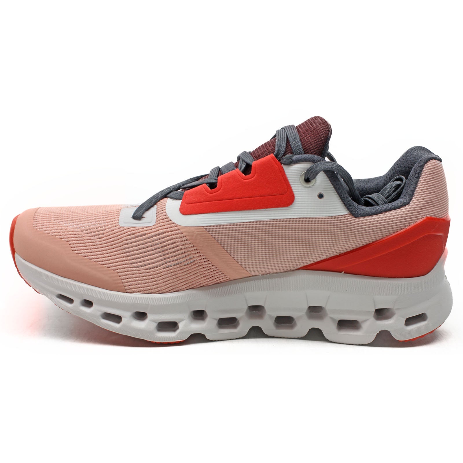 On Cloudstratus 39-99208 Synthetic Textile Womens Trainers - Rose Red - 38.5#color_rose red