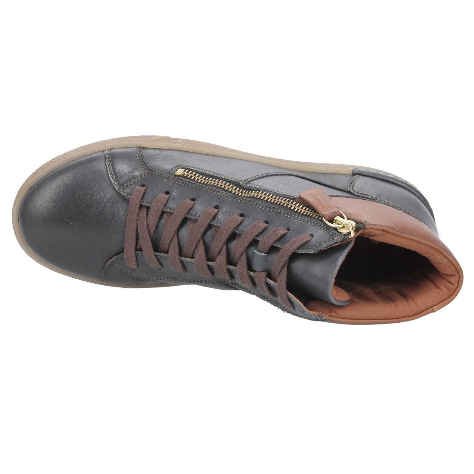 Pikolinos Vitoria W0T-7559 Leather Womens Trainers#color_ocean