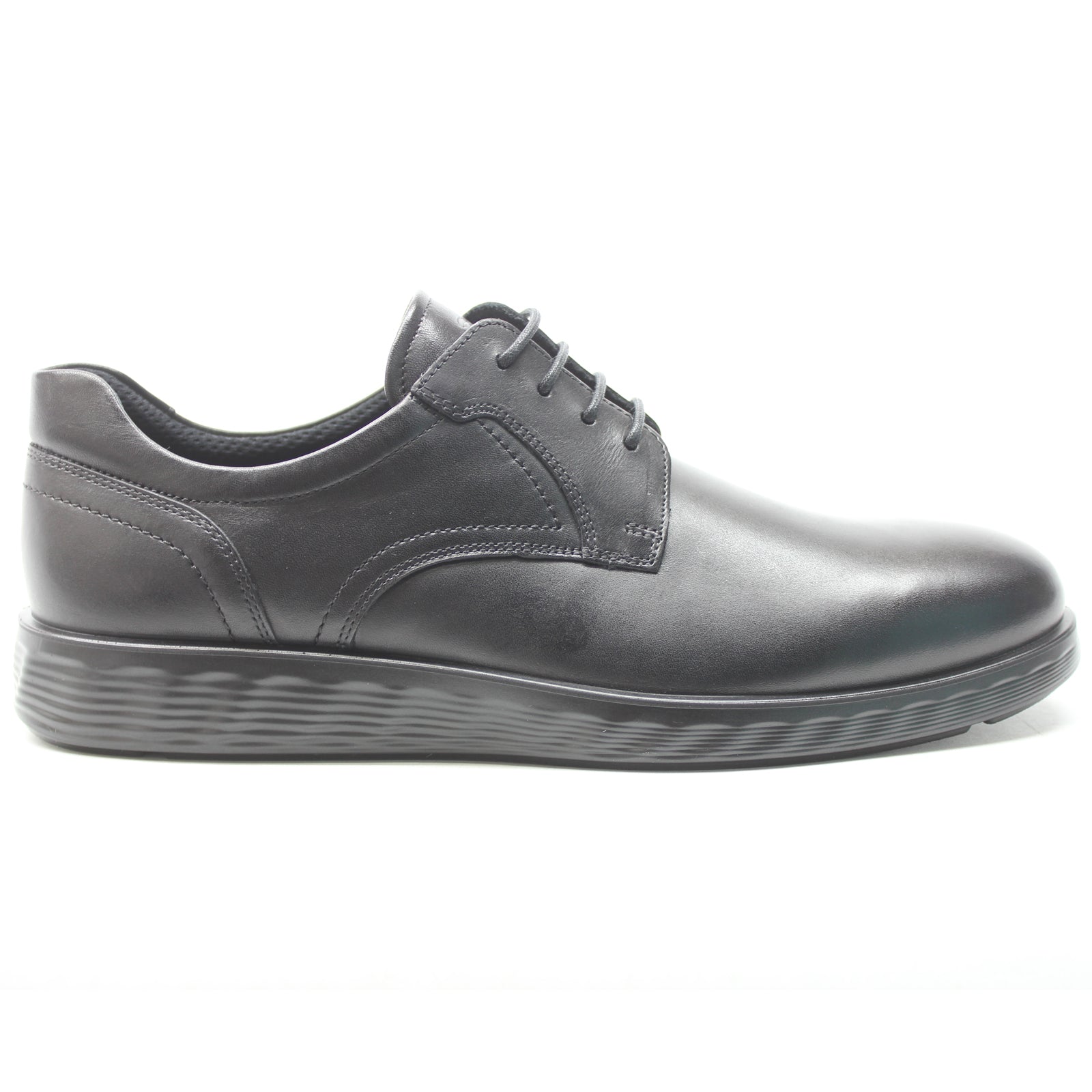 Ecco S Lite Hybrid 520304-01001 Leather Mens Shoes - Black - 41#color_black
