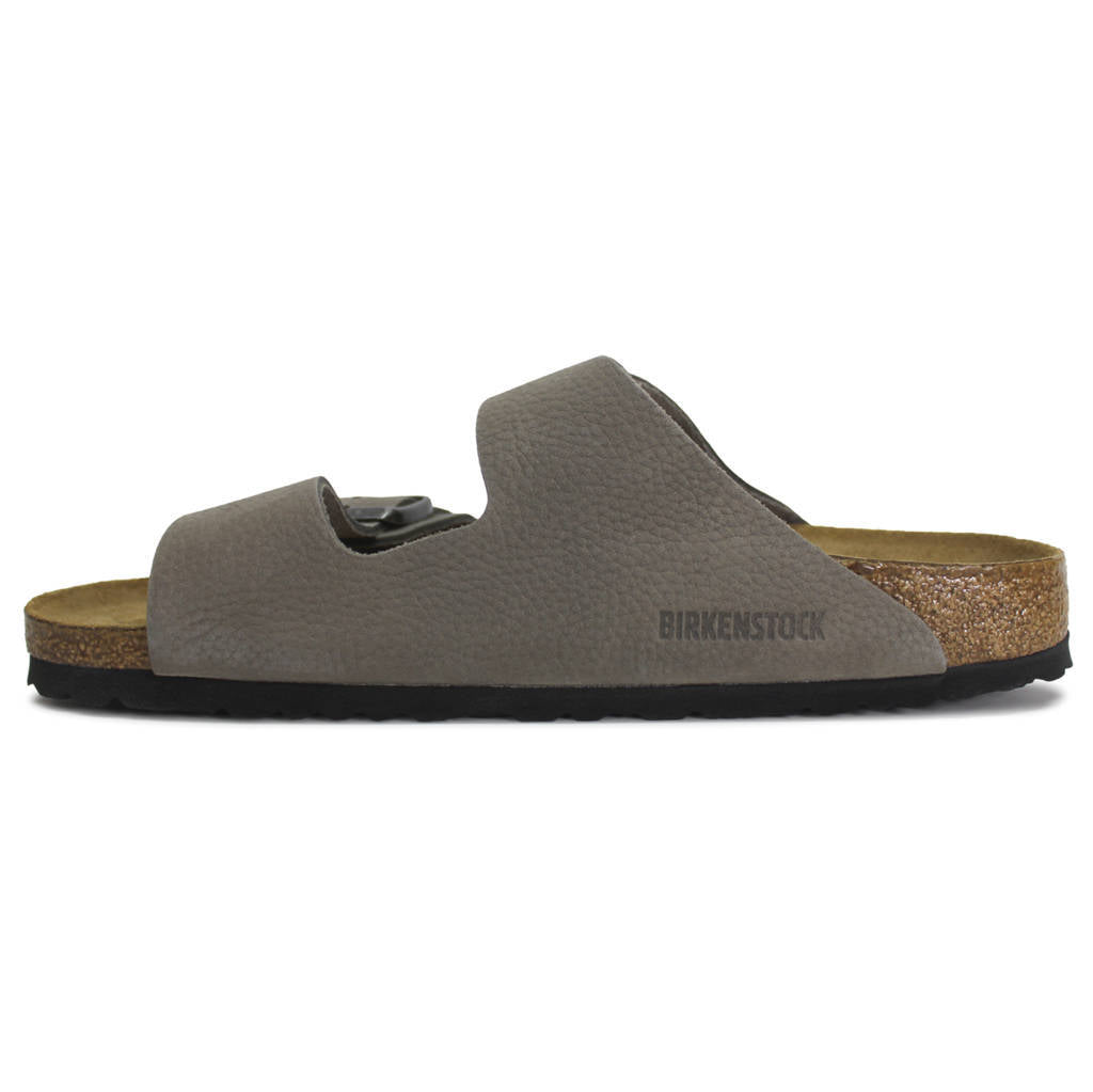 Birkenstock Arizona BS Nubuck Leather Unisex Sandals#color_soft whale gray