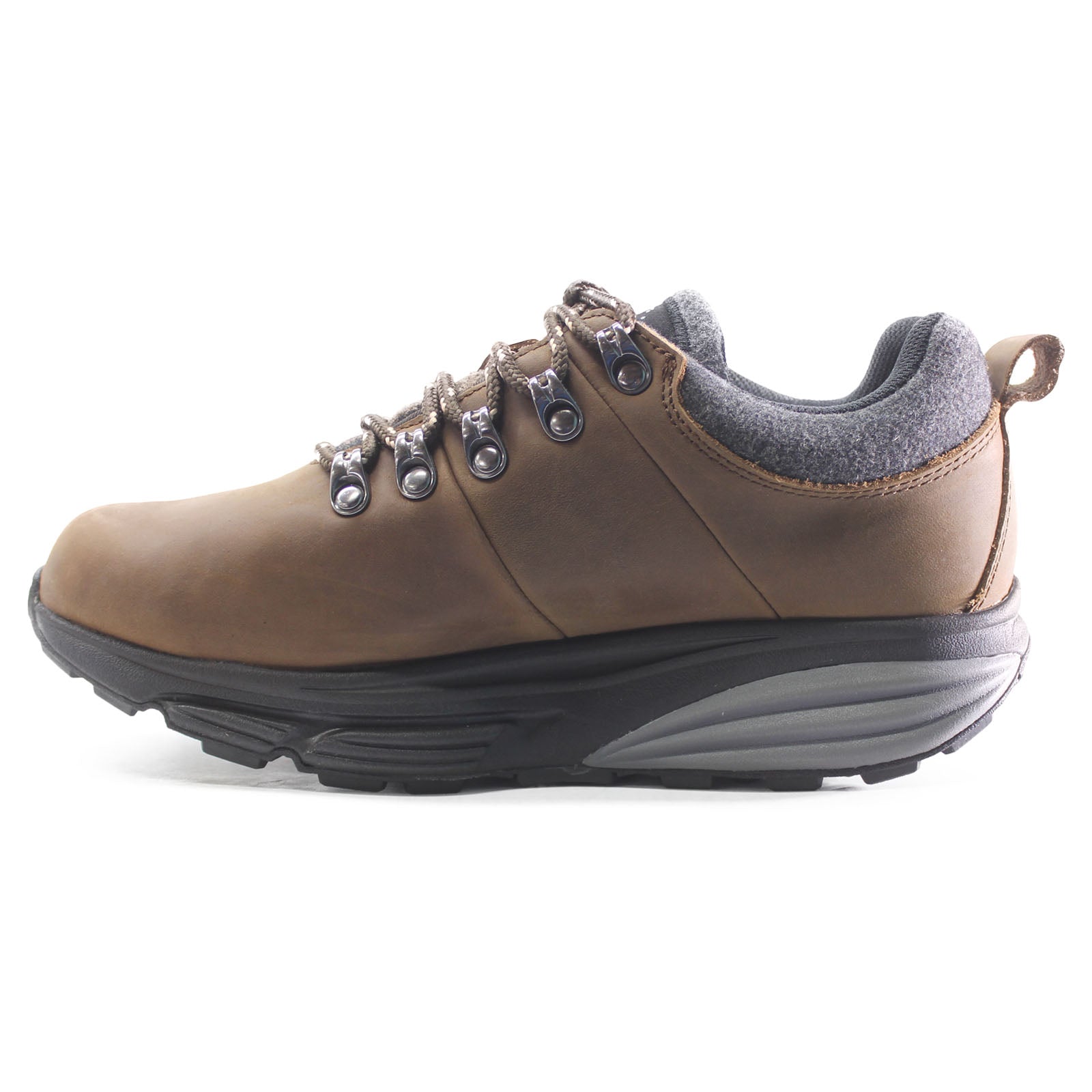 MBT Mt Alpine Low Nubuck Womens Trainers#color_chocolate brown