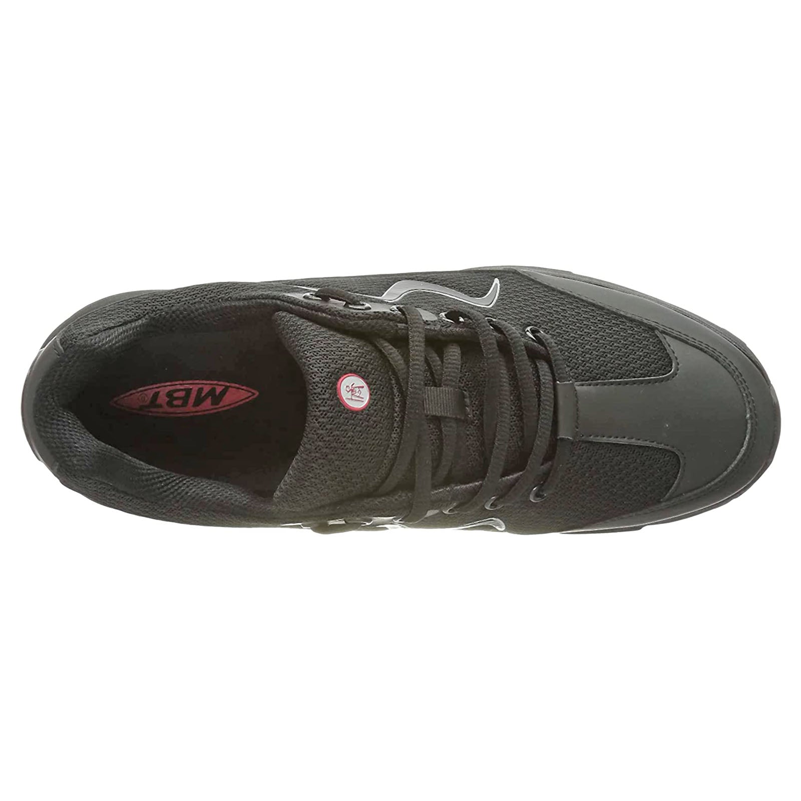 MBT Sport 1 Textile Synthetic Womens Trainers#color_black