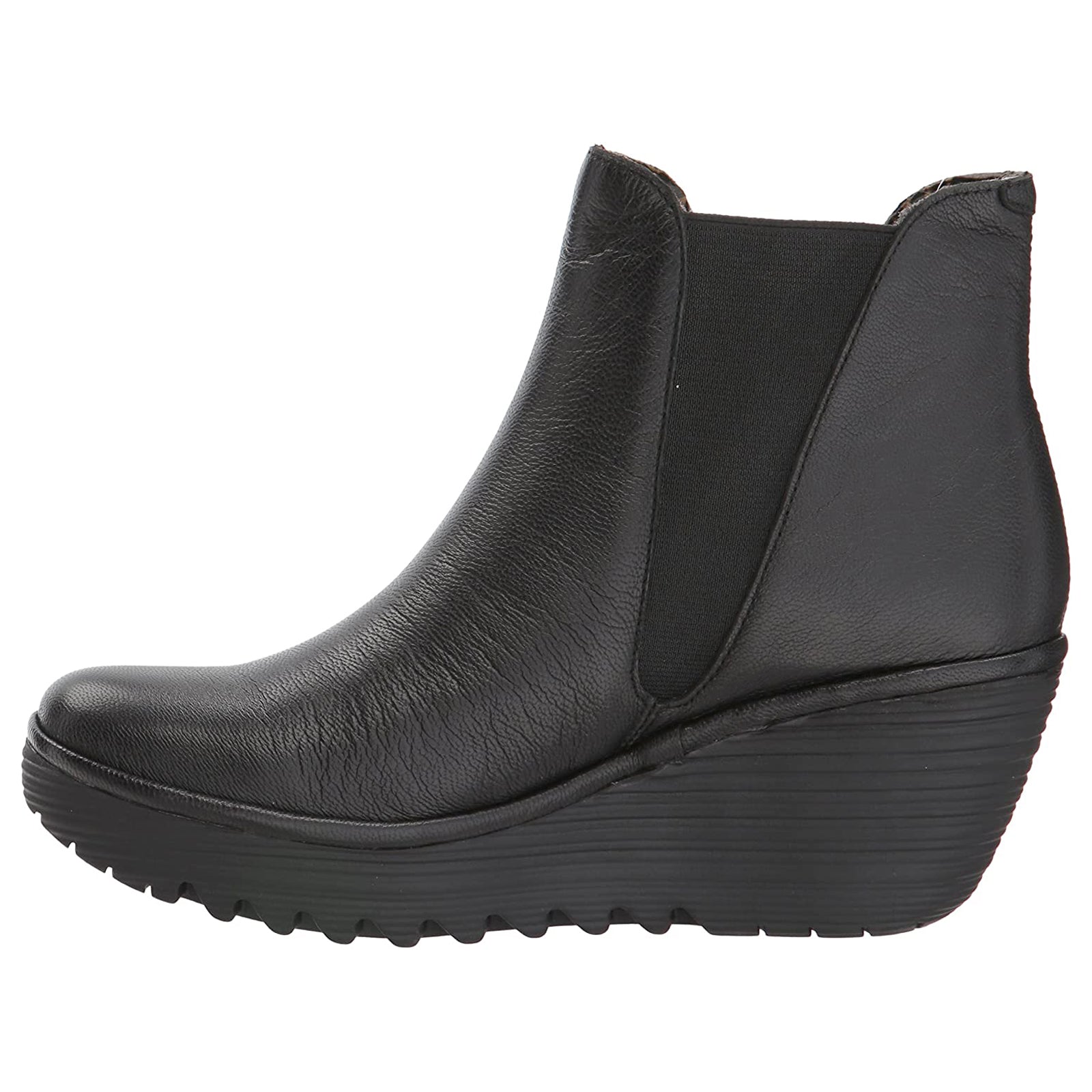 Fly London YOSS Mousse Leather Womens Boots#color_black