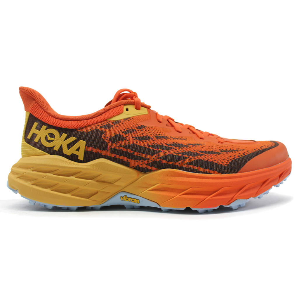 Hoka Speedgoat 5 Mesh Men's Running Shoes#color_puffins bill amber yellow