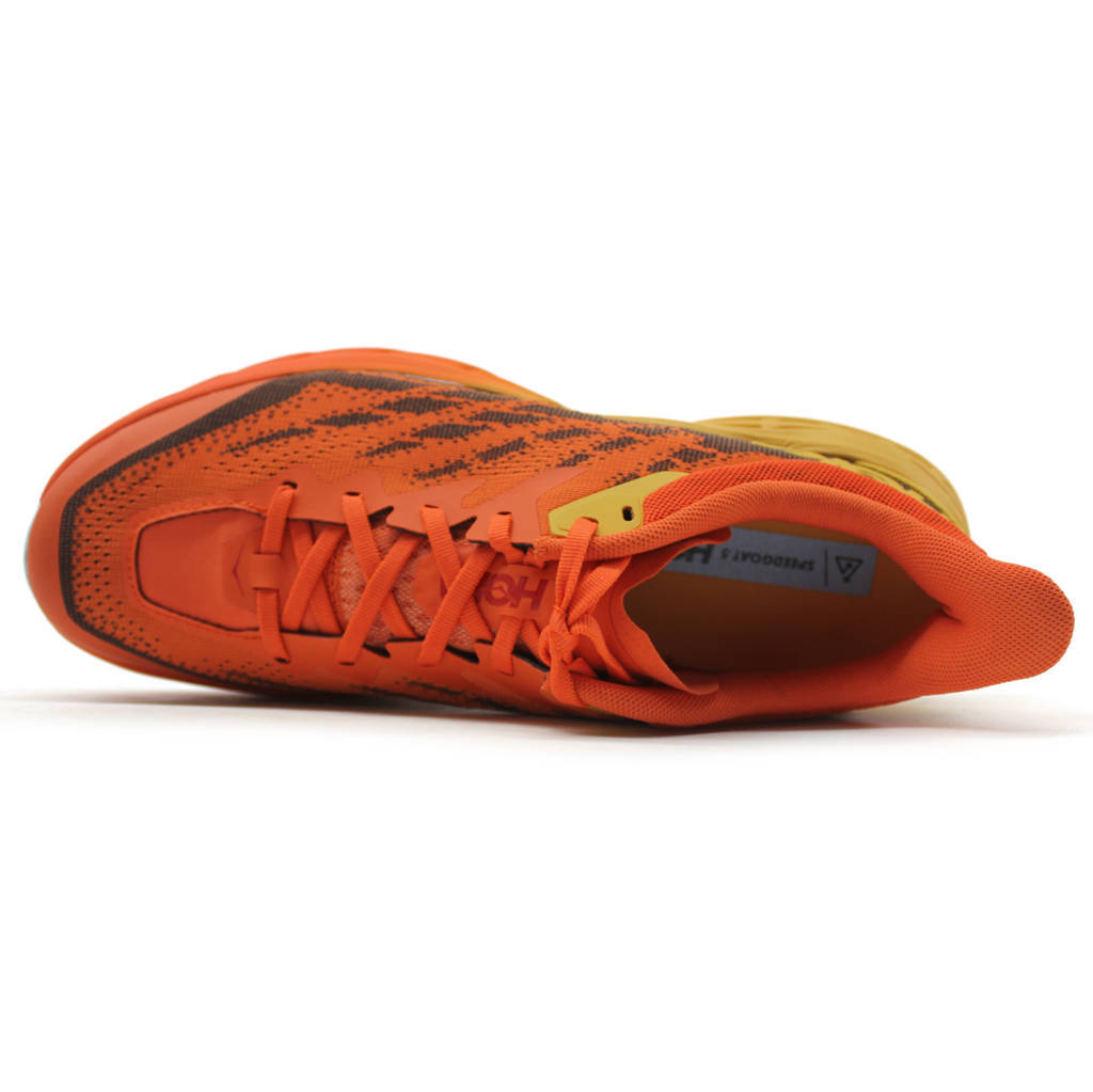 Hoka Speedgoat 5 Mesh Men's Running Shoes#color_puffins bill amber yellow