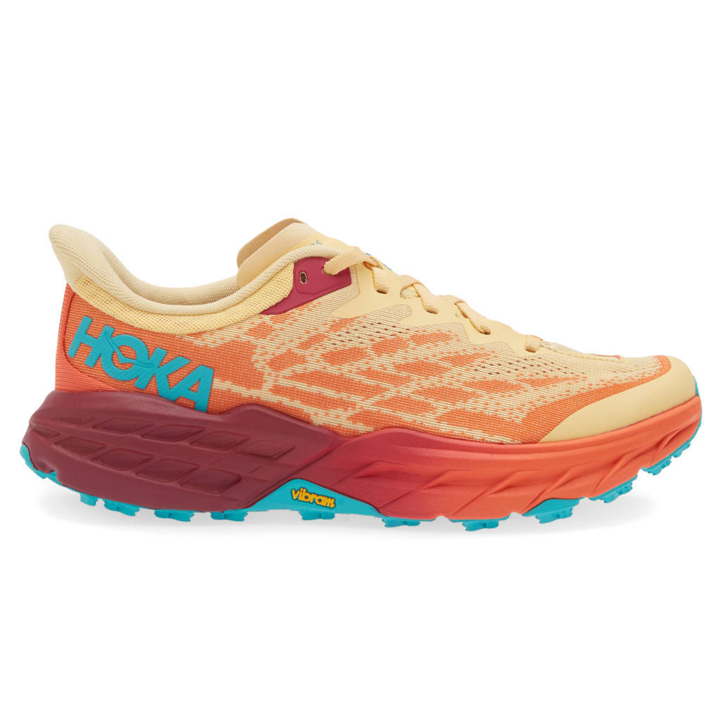 Hoka Speedgoat 5 Mesh Men's Running Shoes#color_impala flame