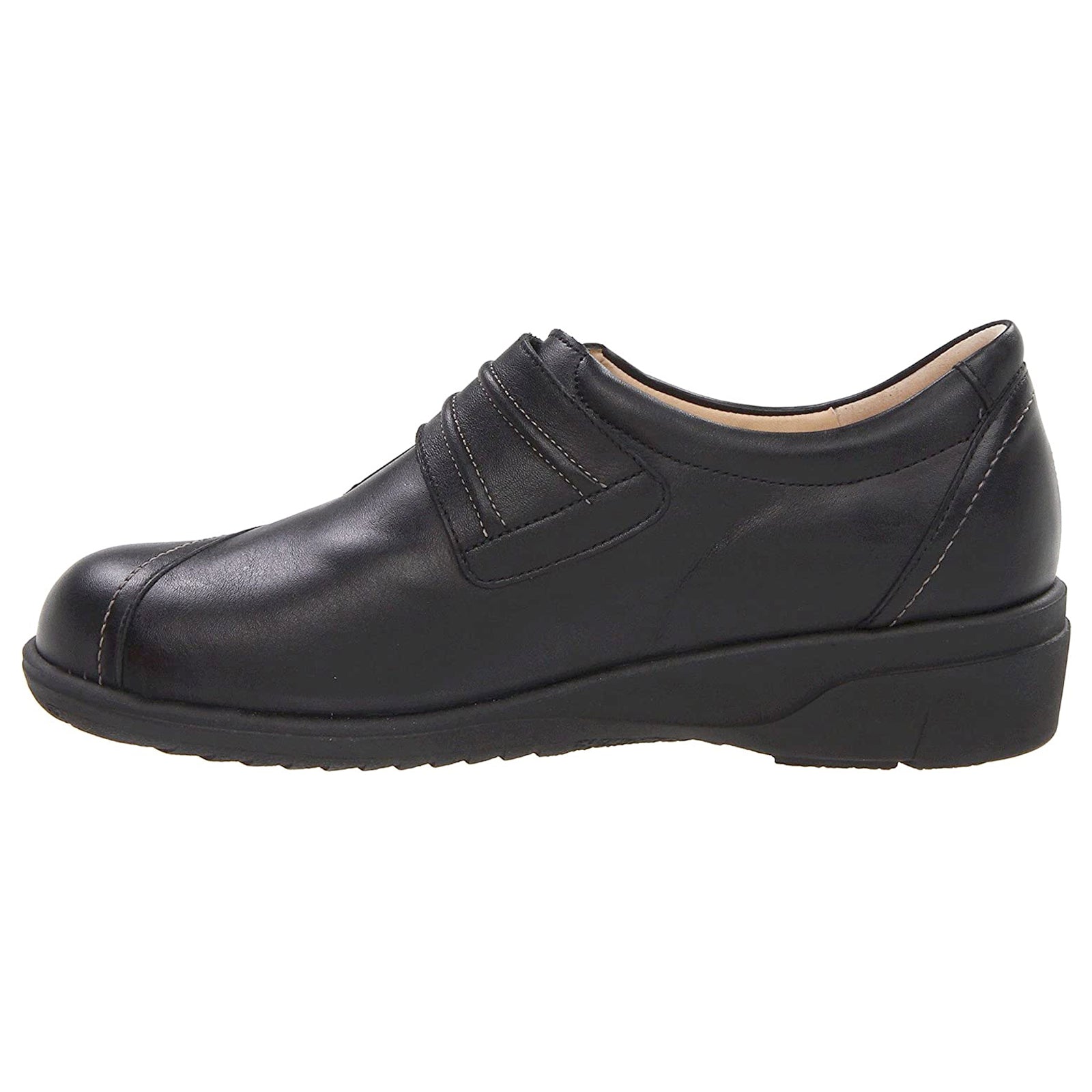Finn Comfort Galway Leather Womens Shoes#color_black