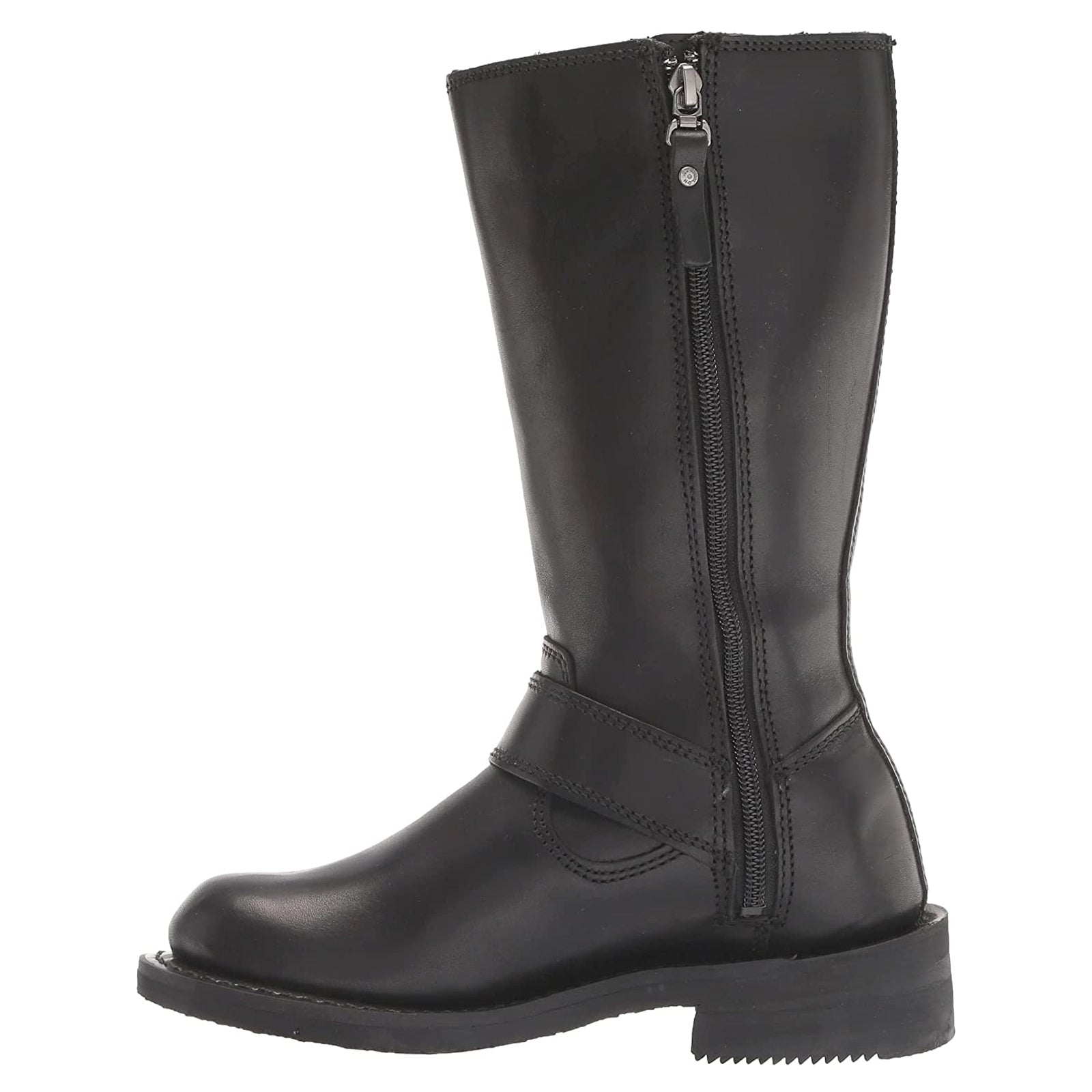 Harley Davidson Barlyn 11 Inch Enginee D84723 Leather Womens Boots - Black - 38.5#color_black