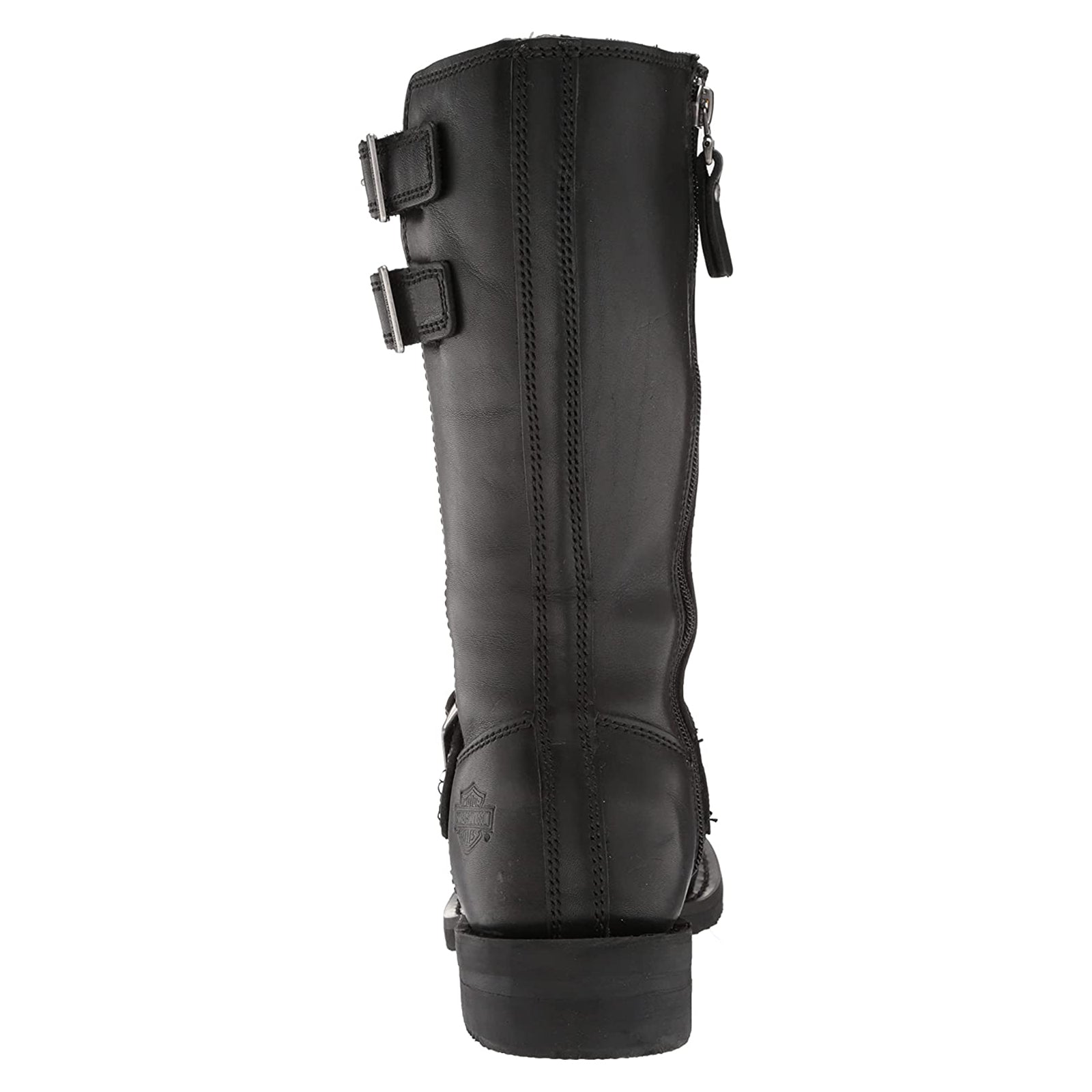 Harley Davidson Barlyn 11 Inch Enginee D84723 Leather Womens Boots - Black - 38.5#color_black