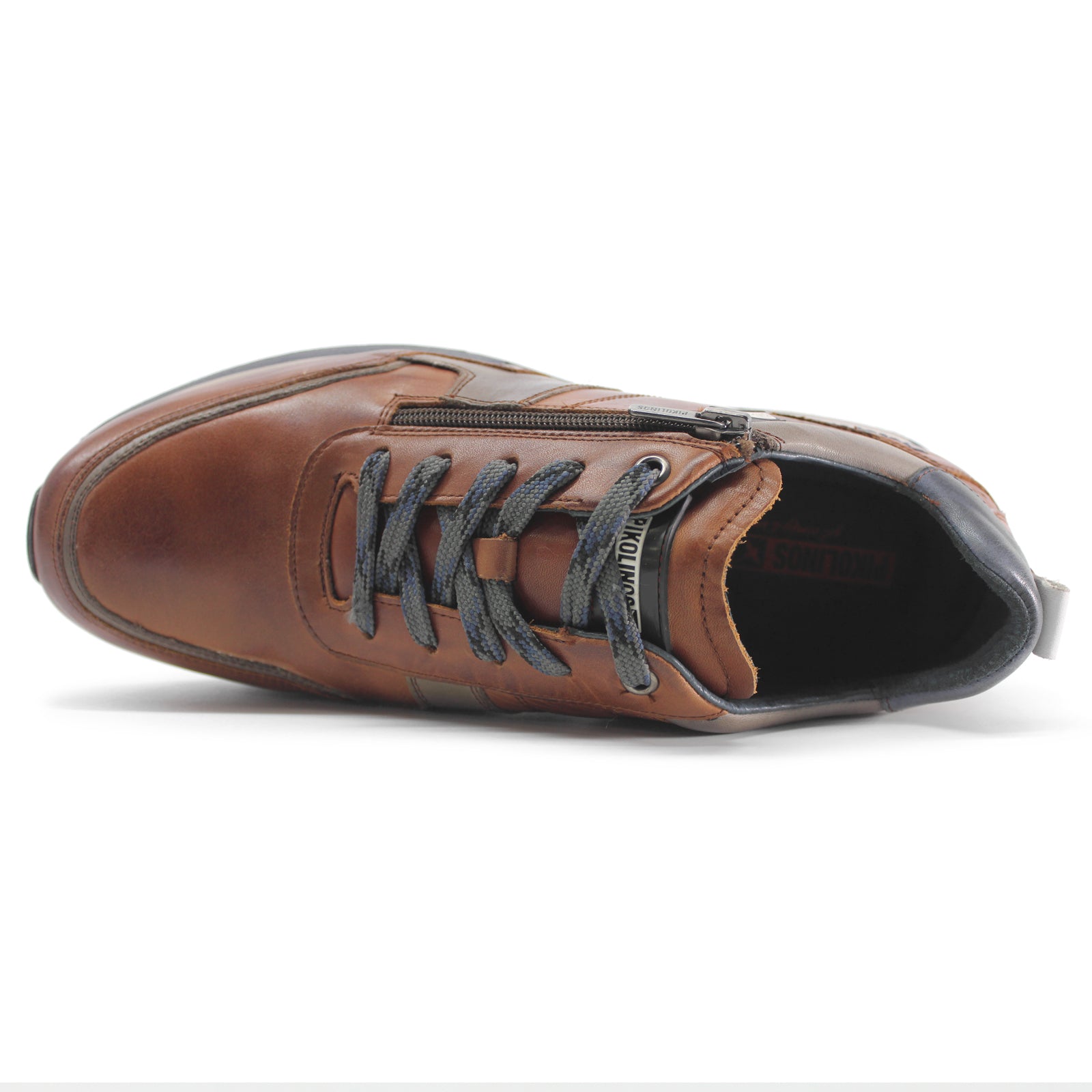 Pikolinos Cambil M5N-6010C3 Leather Mens Trainers#color_cuero