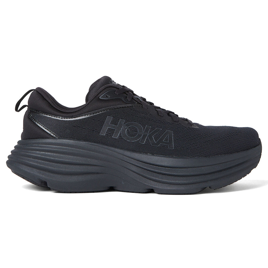 Hoka Bondi 8 Textile Women's Running Shoes#color_black black