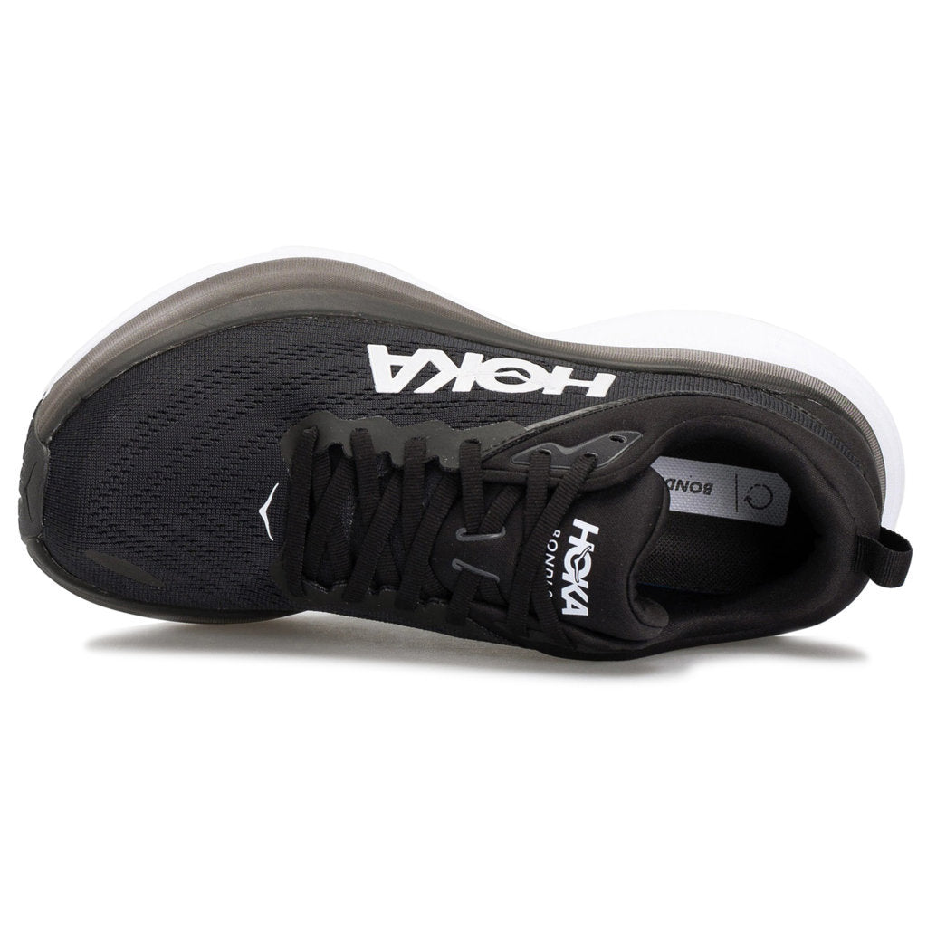 Hoka Bondi 8 Textile Women's Running Shoes#color_black white