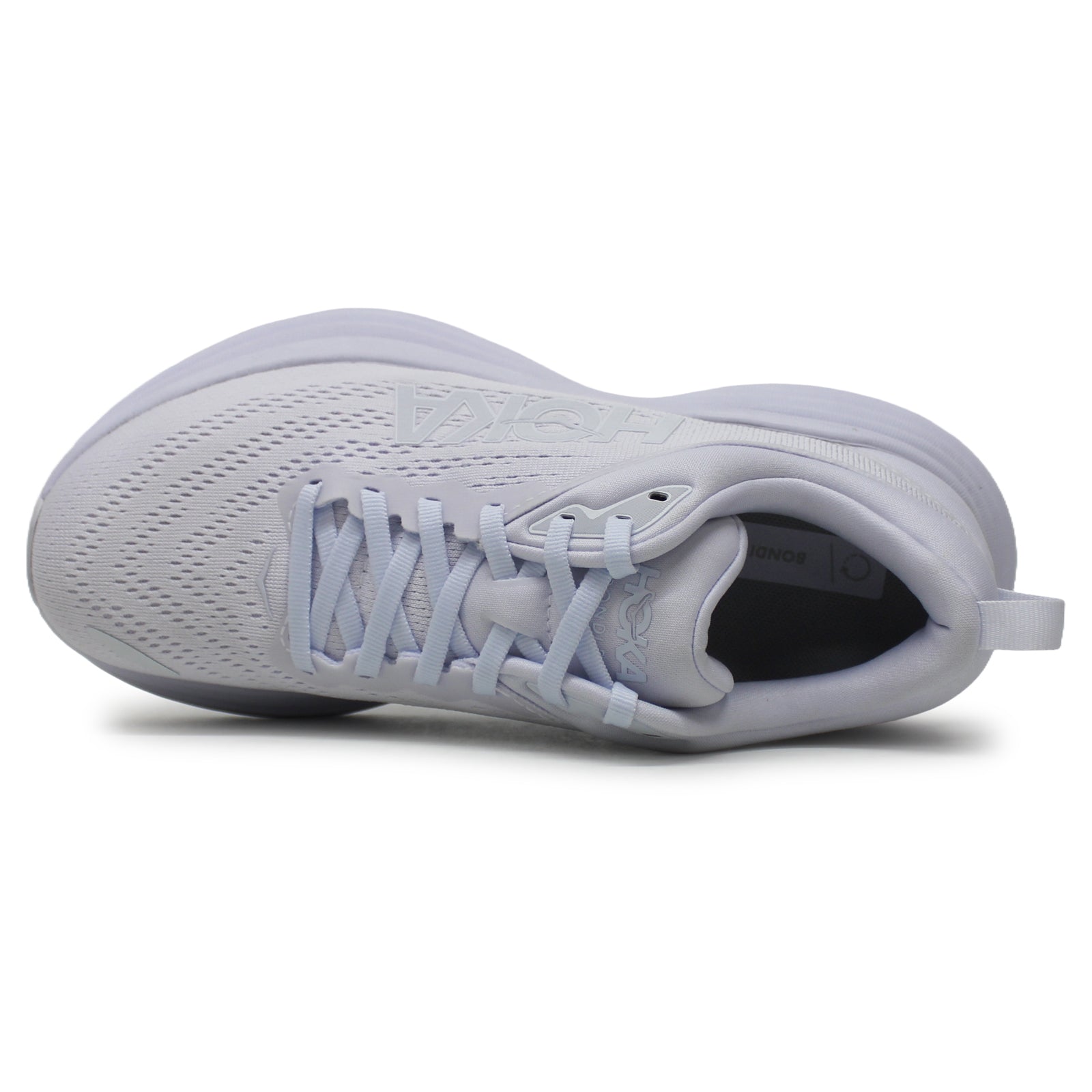 Hoka Bondi 8 Textile Women's Running Shoes#color_white white