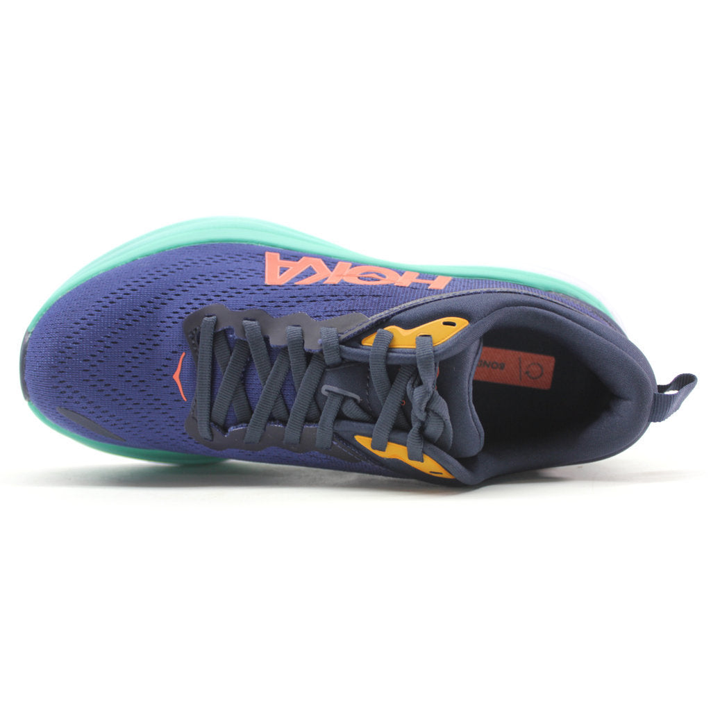 Hoka Bondi 8 Textile Women's Running Shoes#color_outer space bellwether blue