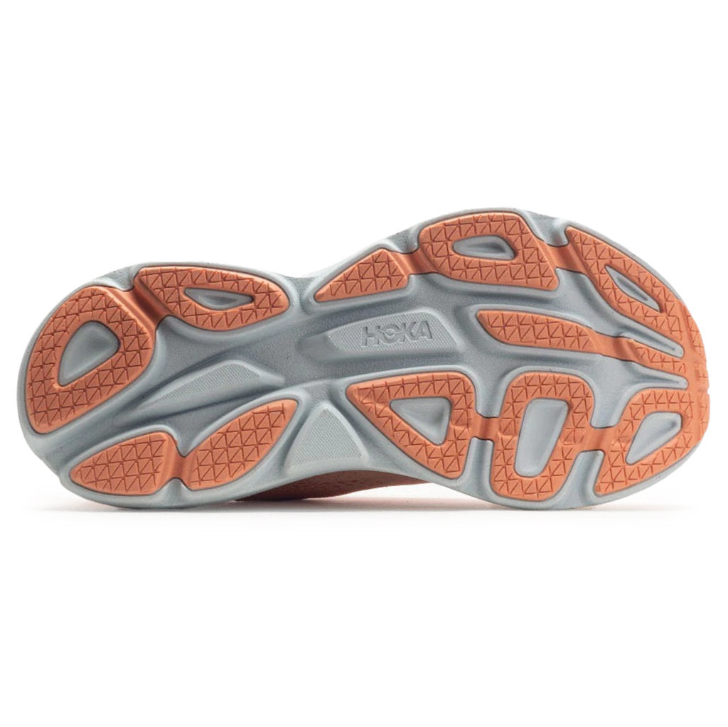 Hoka Bondi 8 Textile Women's Running Shoes#color_shell coral peach parfait