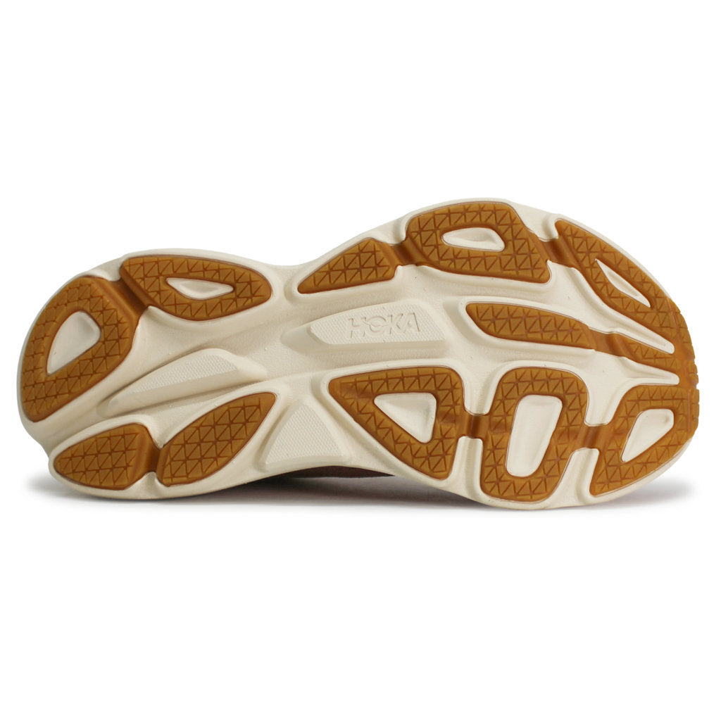 Hoka Bondi 8 Textile Women's Running Shoes#color_sandstone cream