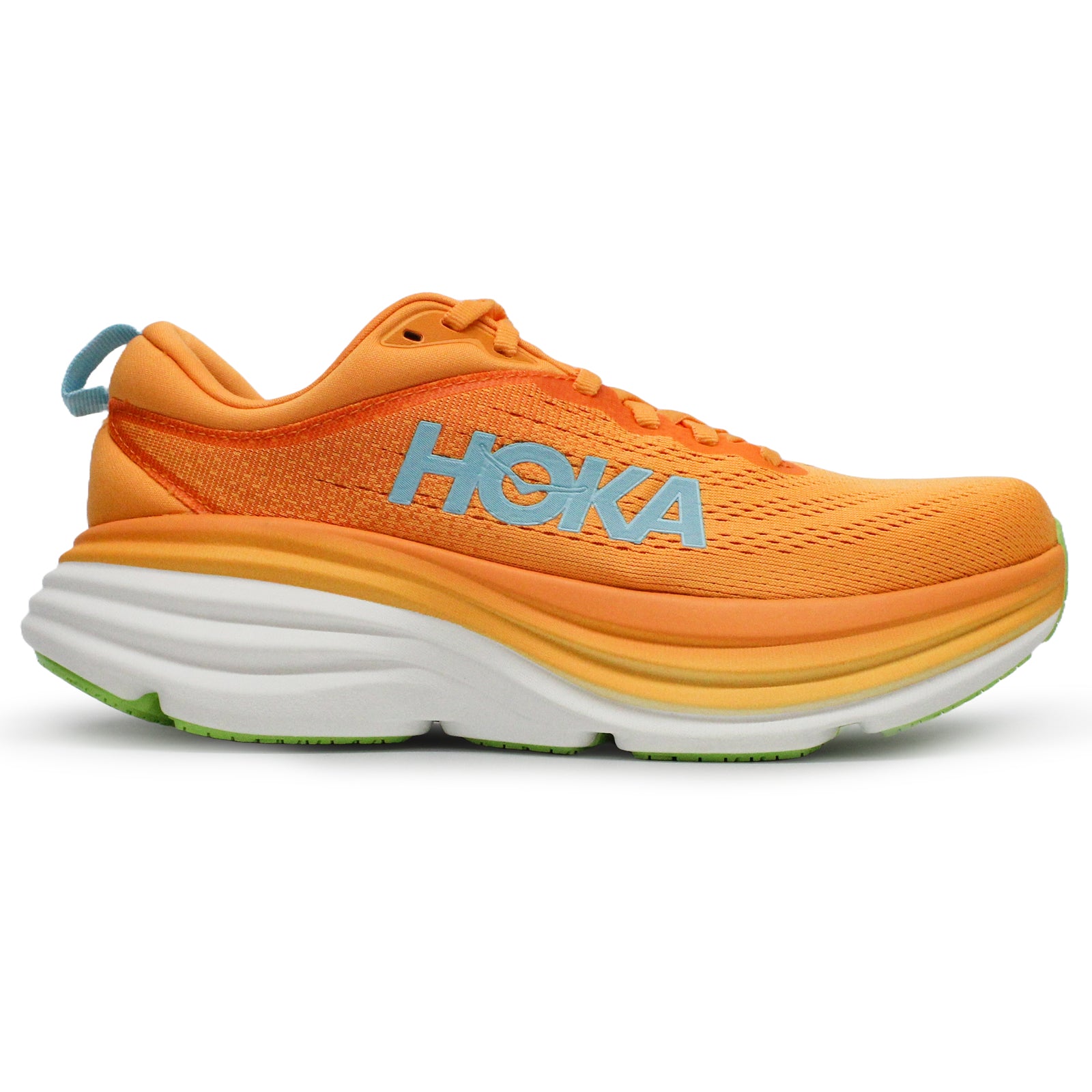 Hoka Bondi 8 Textile Women's Running Shoes#color_solar flare lettuce
