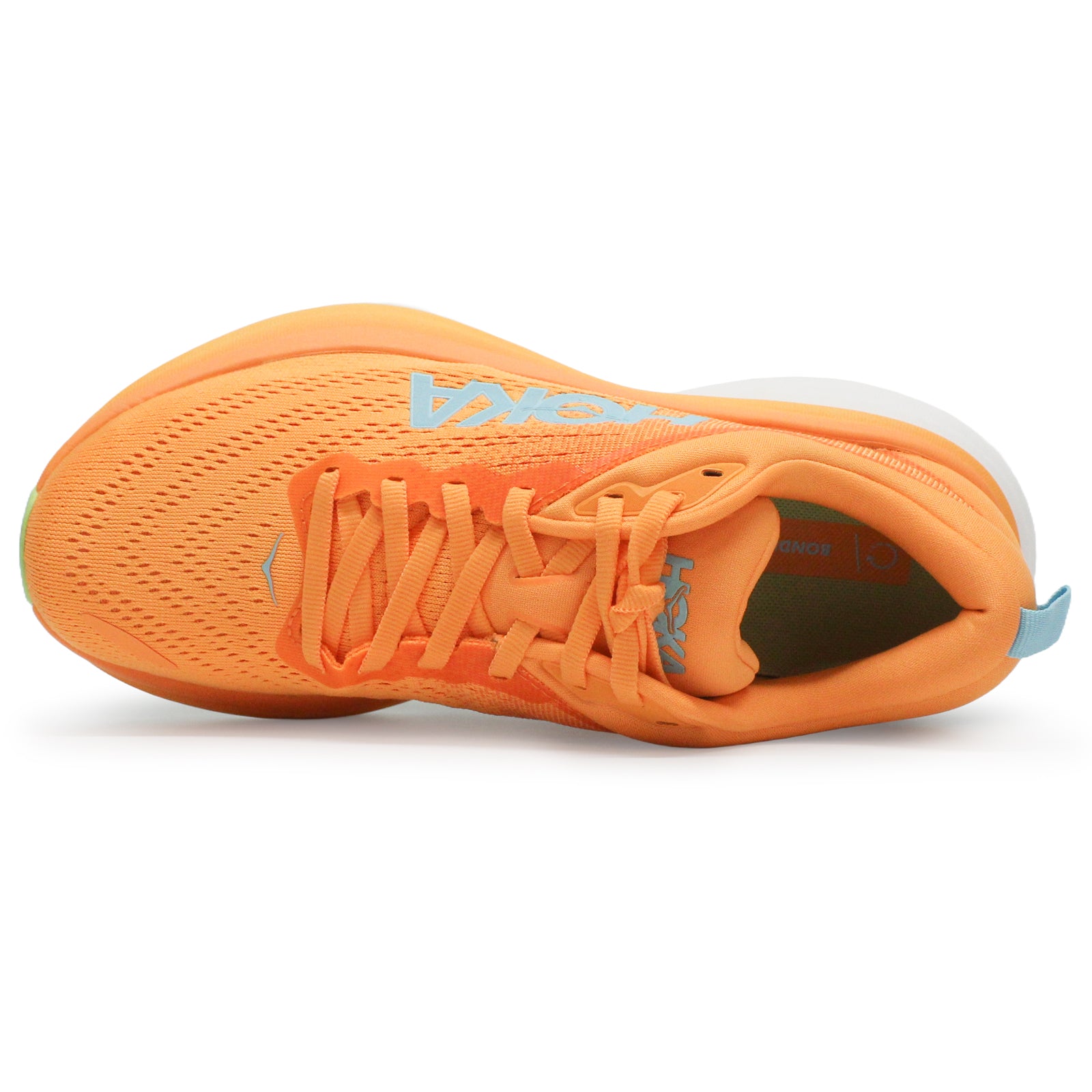 Hoka Bondi 8 Textile Women's Running Shoes#color_solar flare lettuce