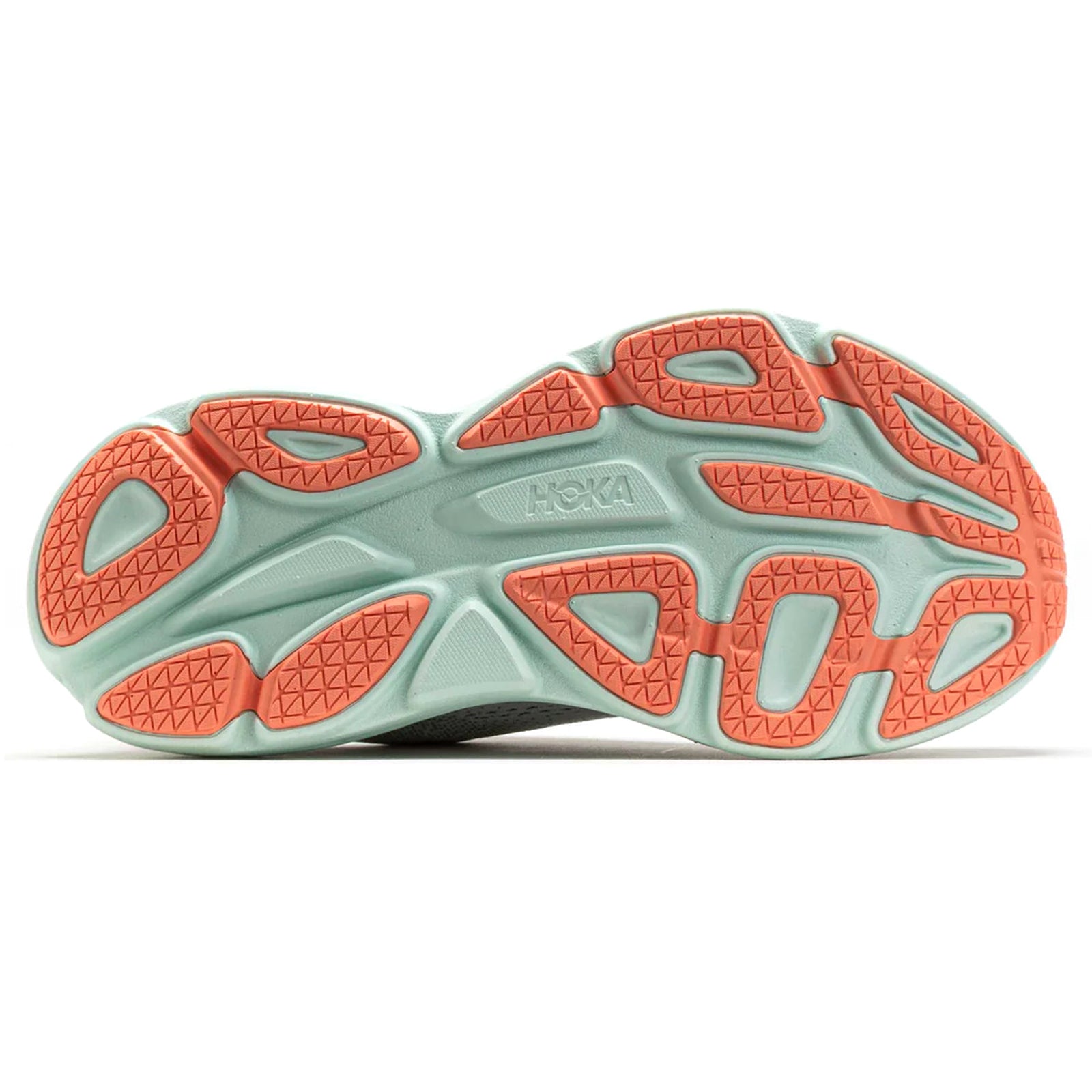 Hoka Bondi 8 Textile Women's Running Shoes#color_stardust aqua breeze