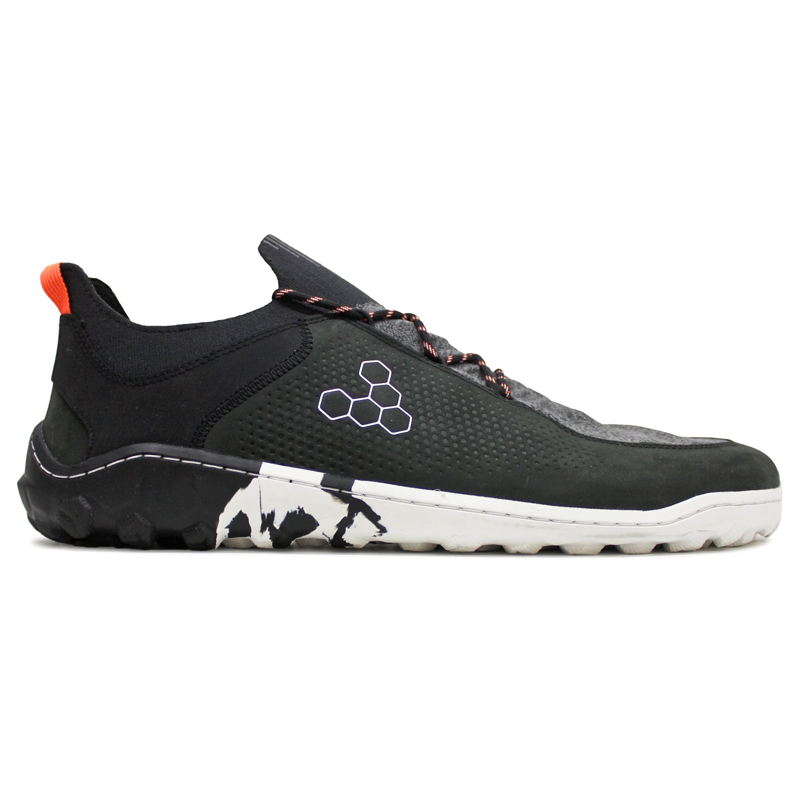 Vivobarefoot Tracker Decon Low FG2 Leather Textile Mens Trainers#color_black