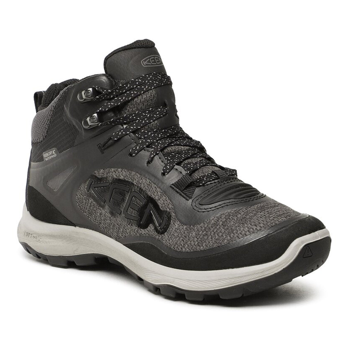 Keen Terradora Flex Mid Textile Synthetic Womens Boots#color_black steel grey